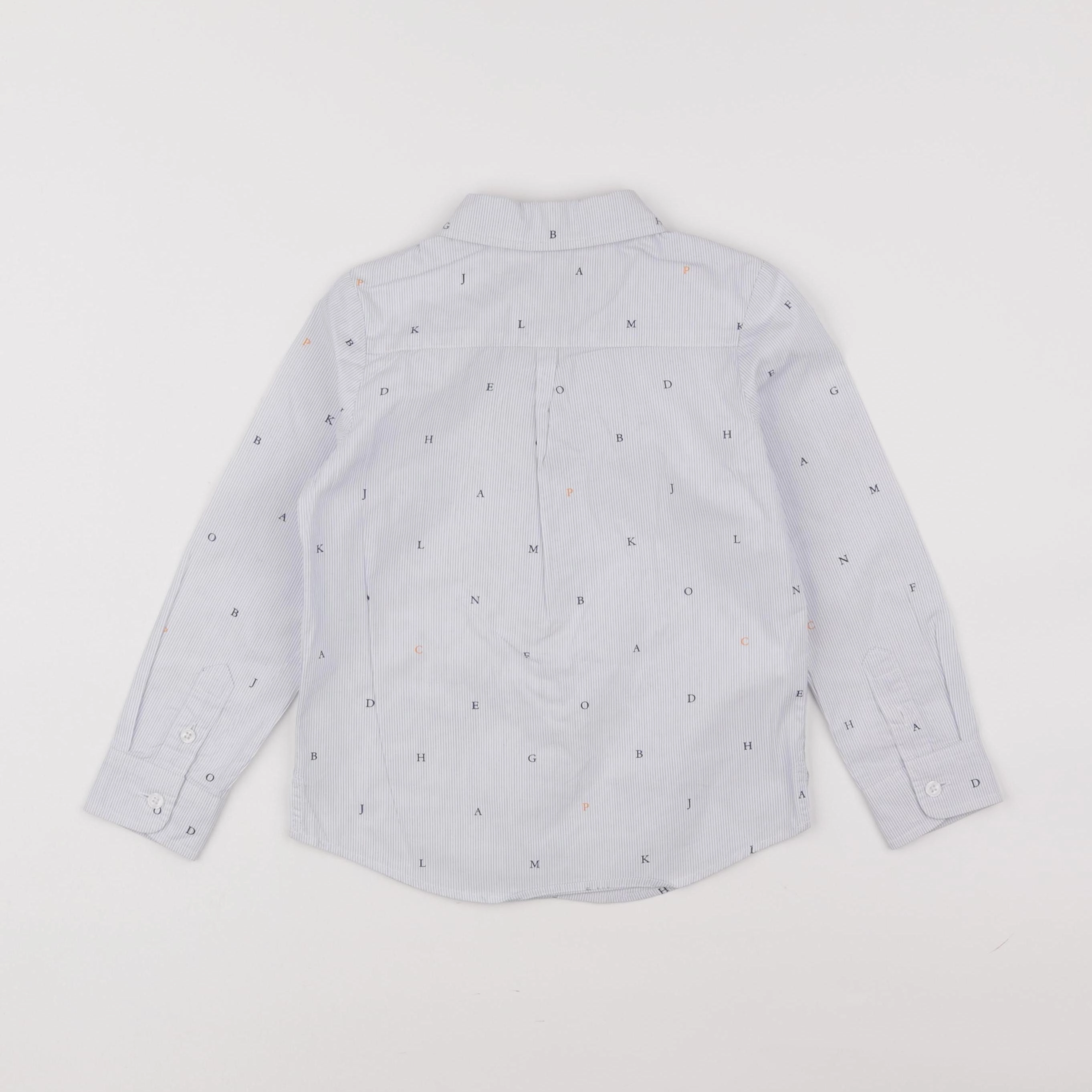 Jacadi - chemise bleu - 4 ans