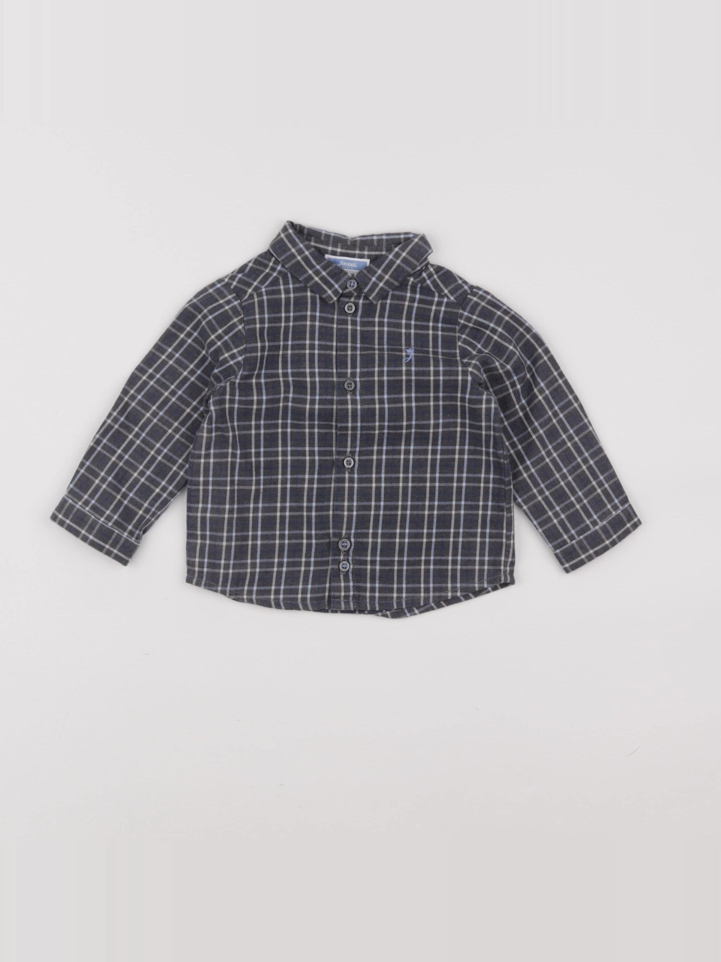 Jacadi - chemise gris - 12 mois