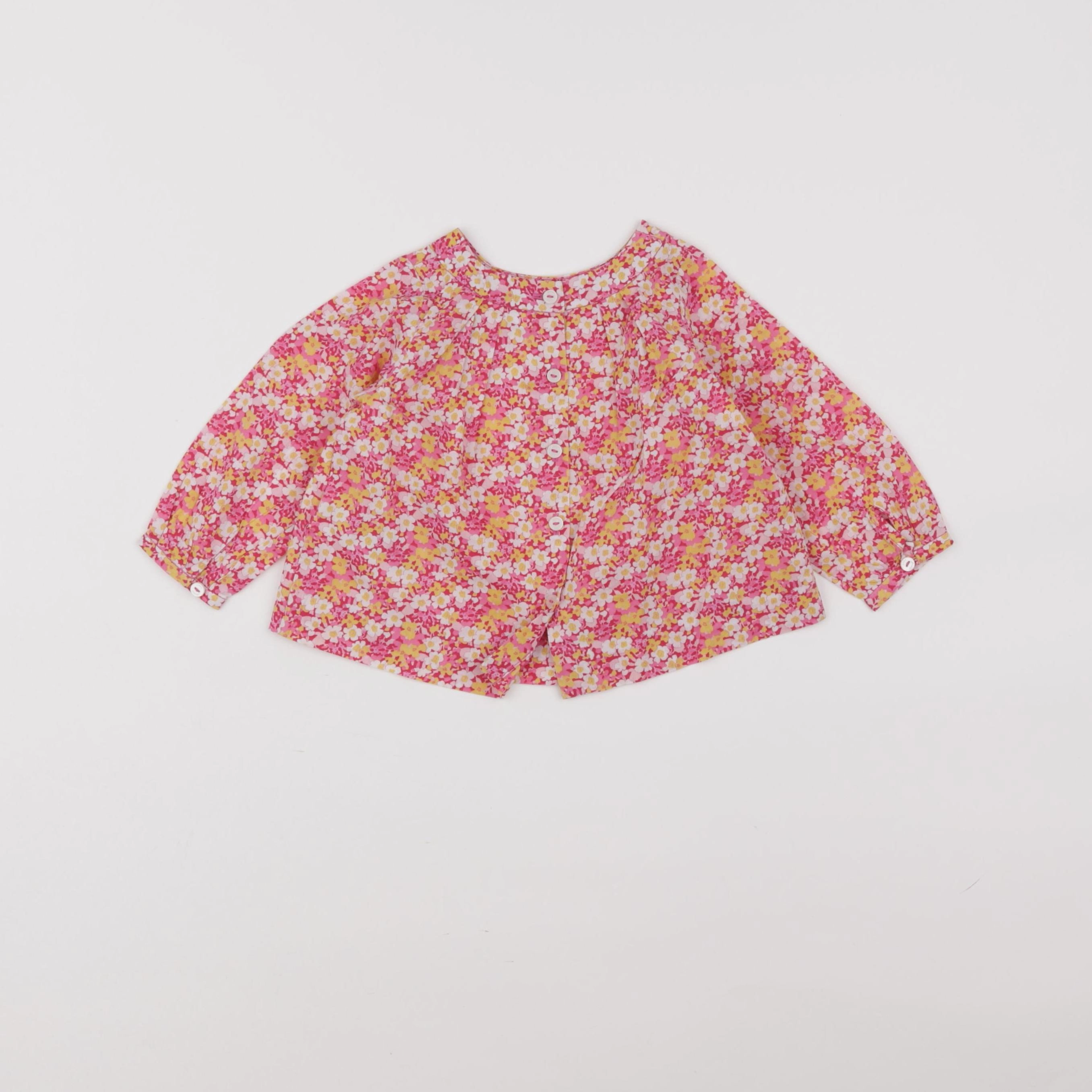 Jacadi - blouse liberty multicolore - 6 mois