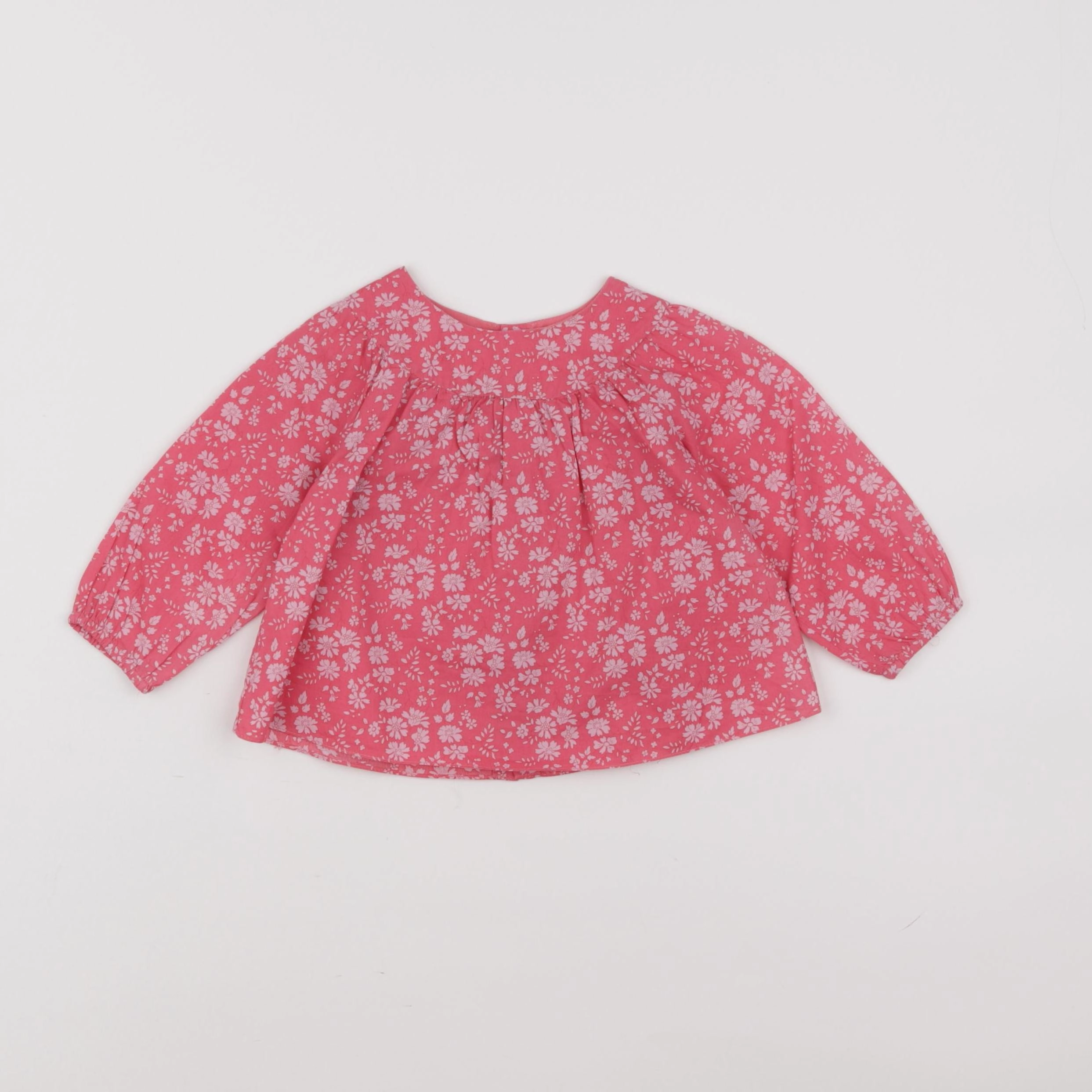Jacadi - blouse liberty rose - 6 mois