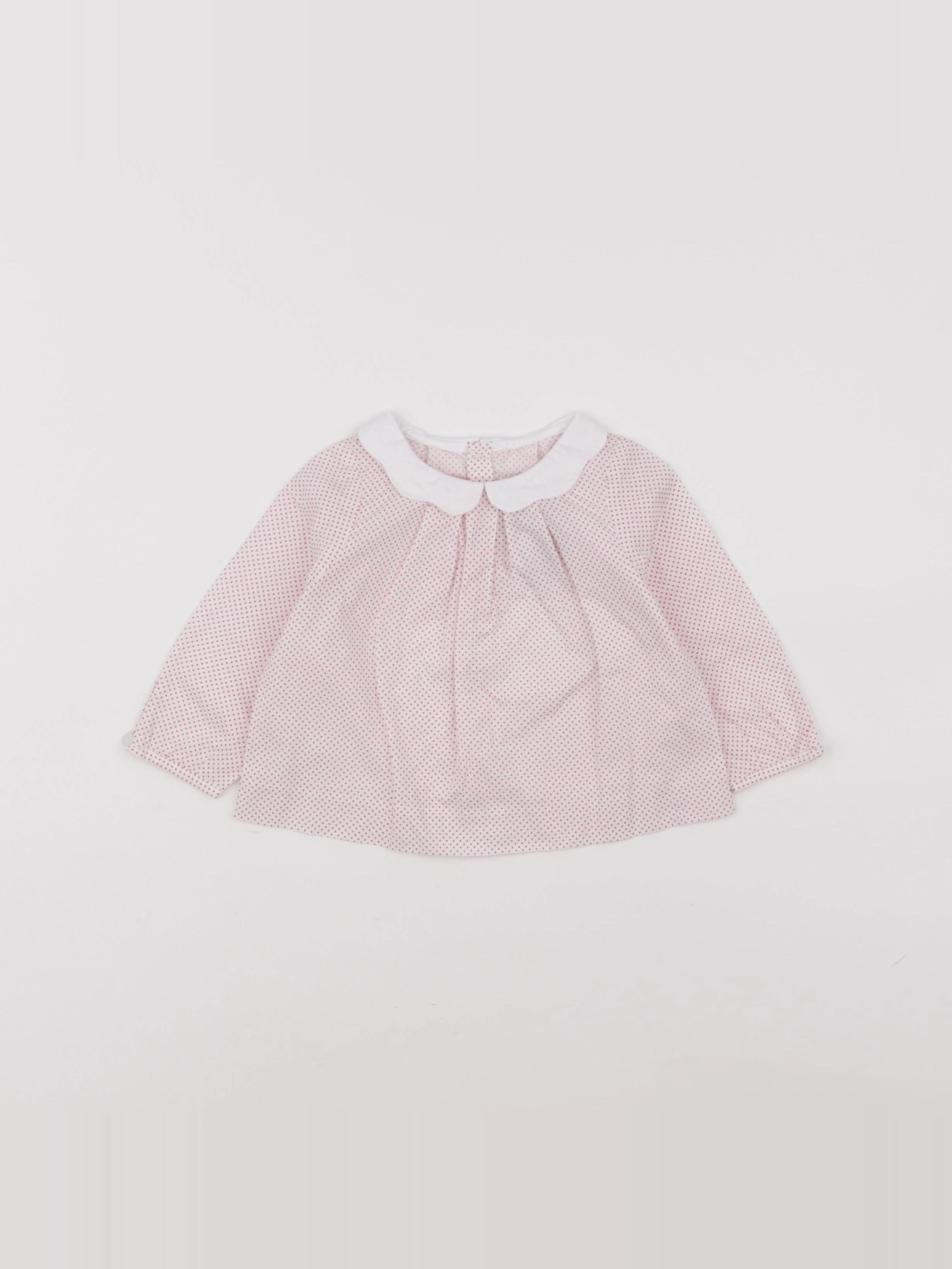 Jacadi - blouse rose - 6 mois