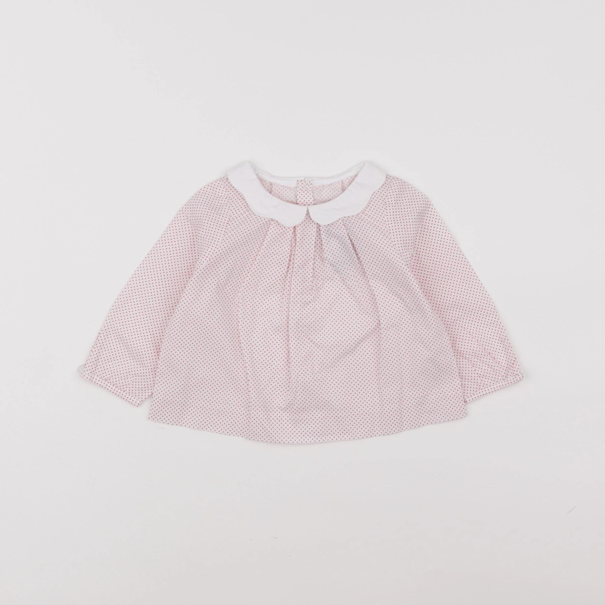 Jacadi - blouse rose - 6 mois
