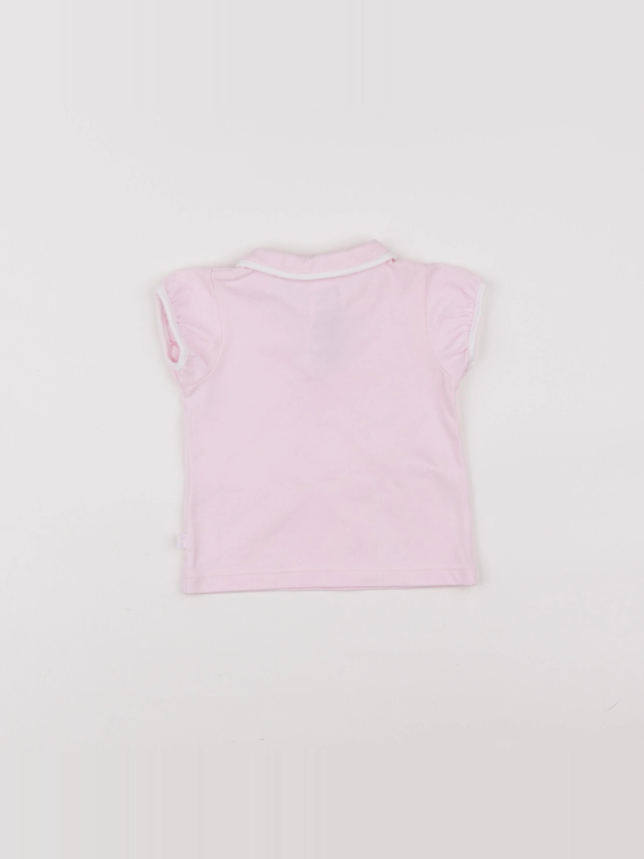 Jacadi - polo rose - 12 mois