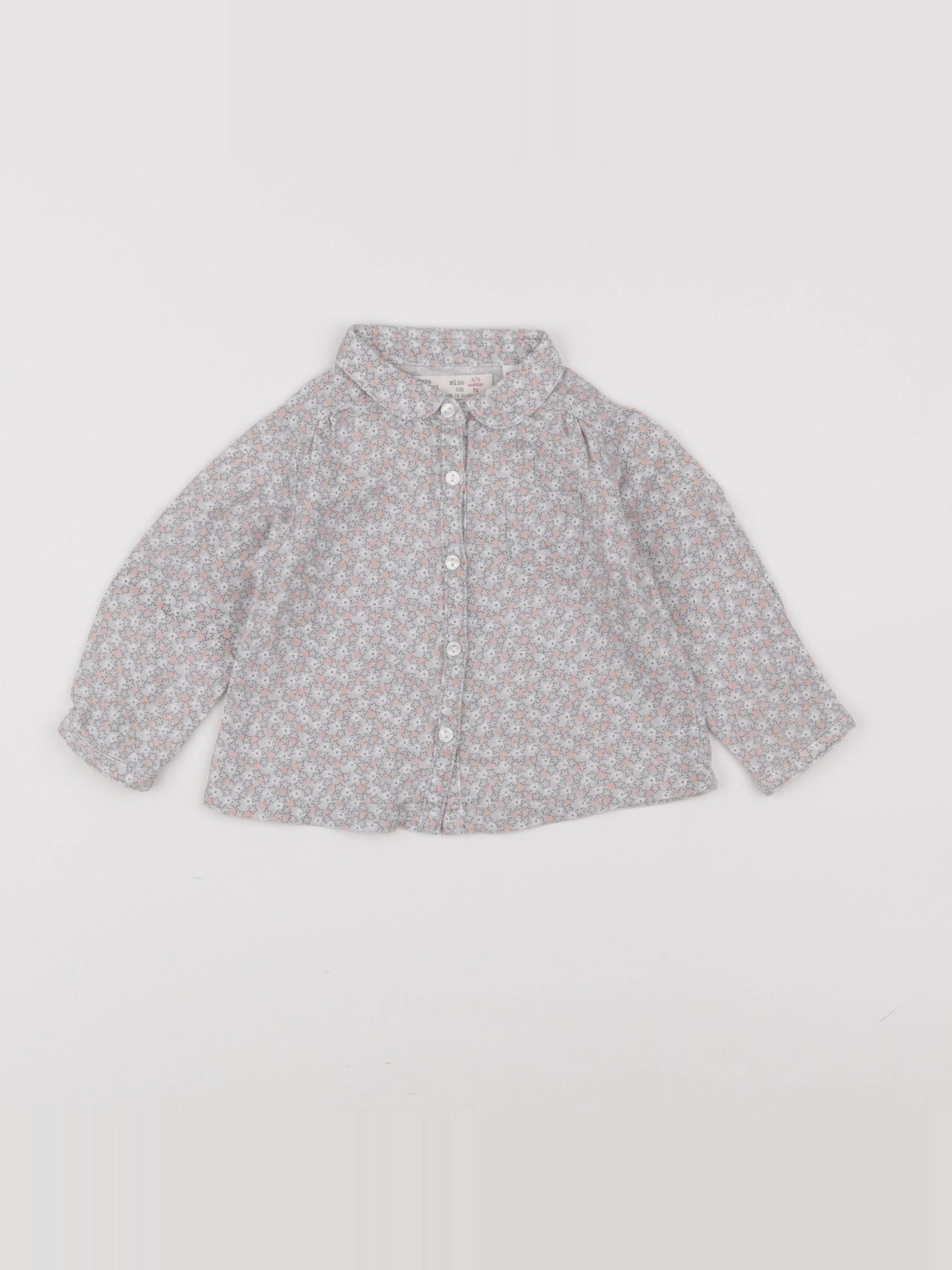 Zara - blouse multicolore - 6/9 mois
