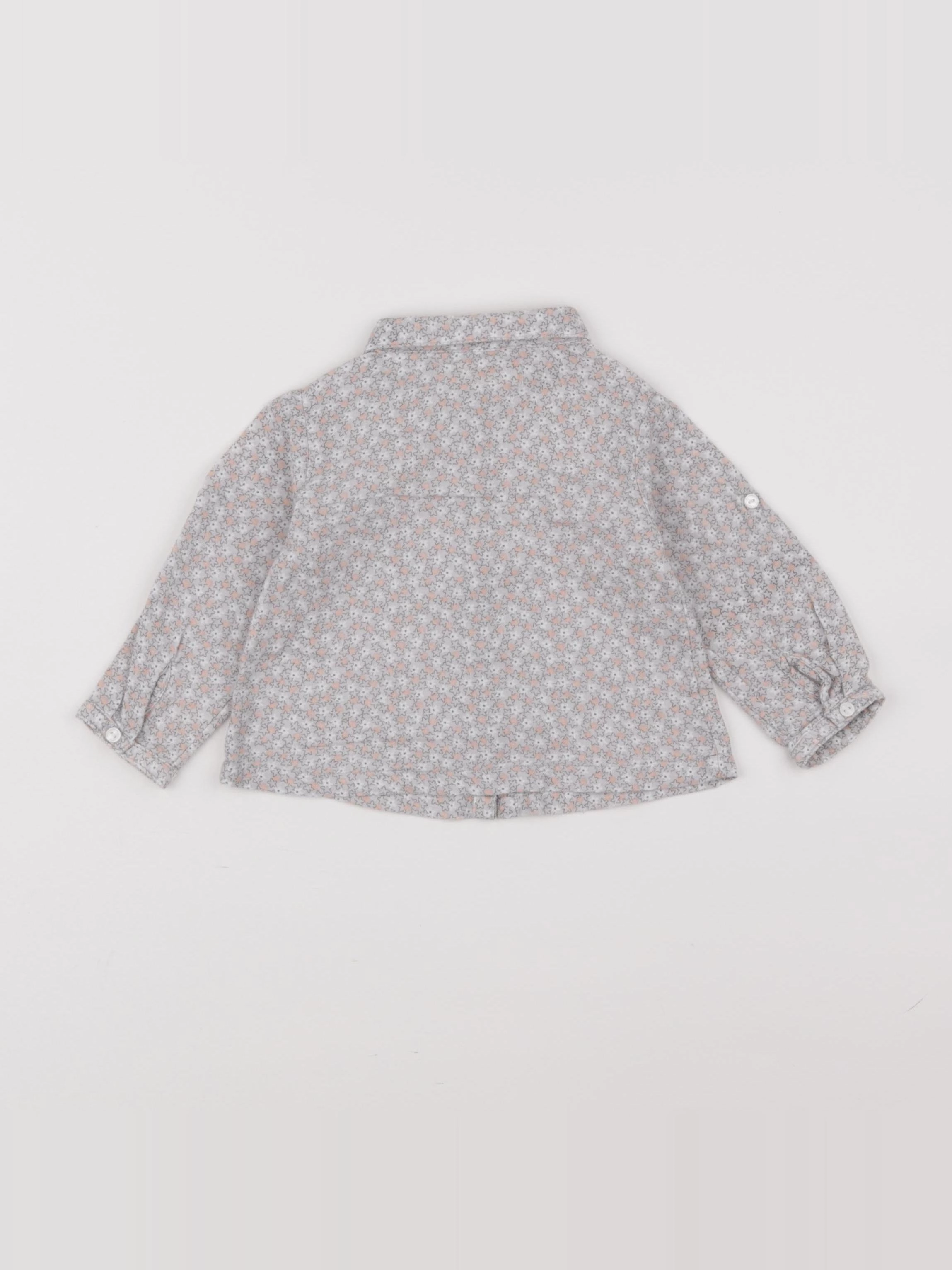Zara - blouse multicolore - 6/9 mois