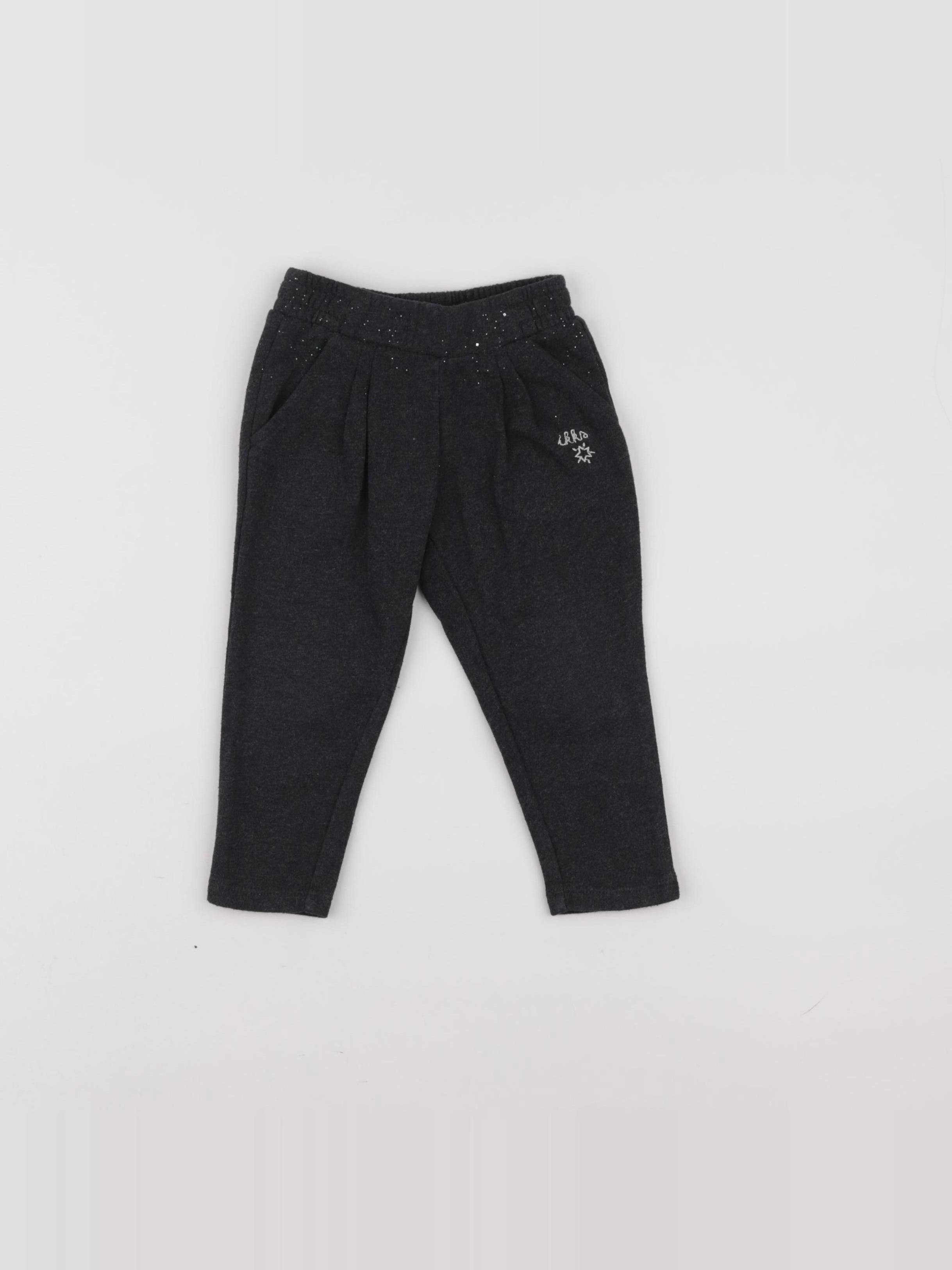 IKKS - pantalon gris - 12 mois