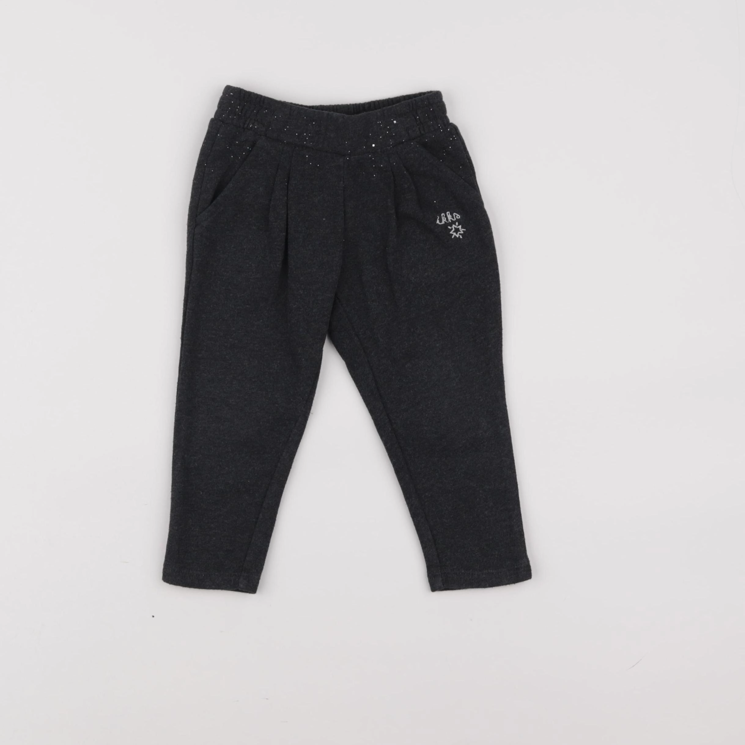 IKKS - pantalon gris - 12 mois