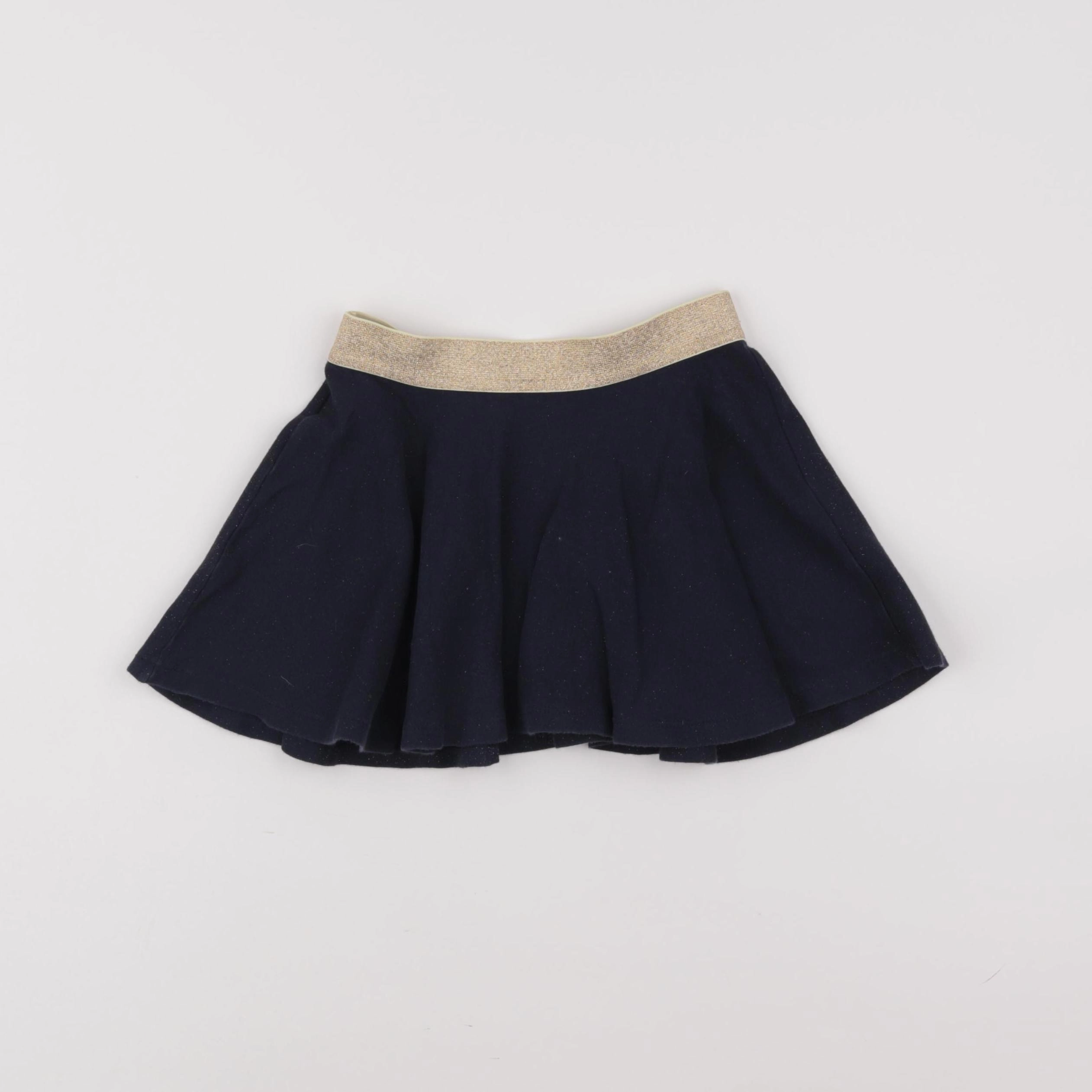 Petit Bateau - jupe bleu - 4 ans