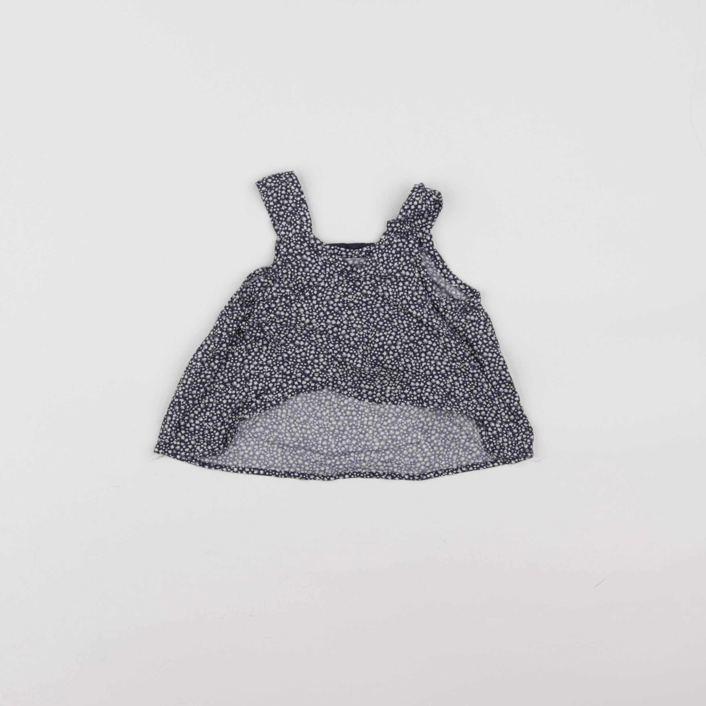 IKKS - blouse bleu - 6 mois