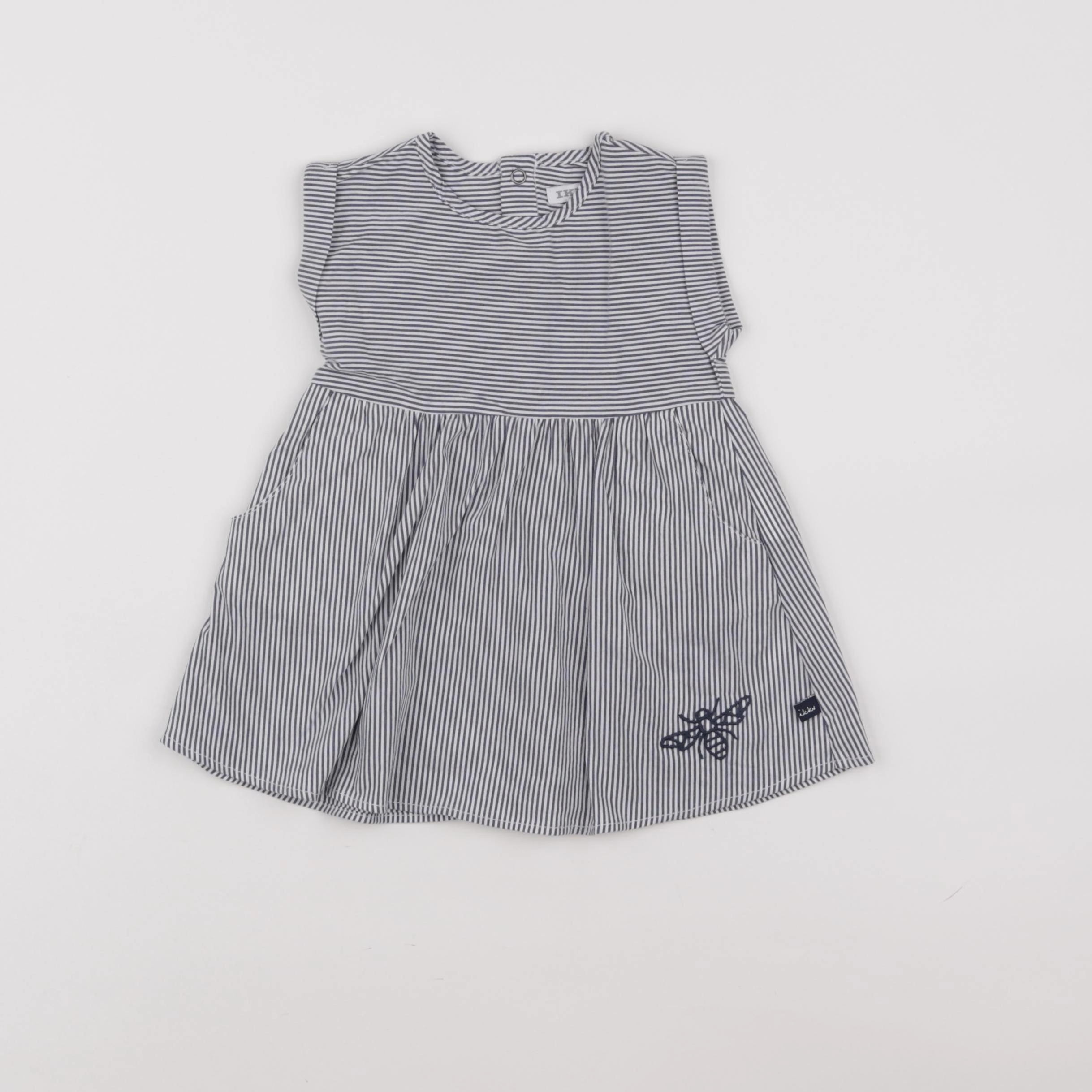 IKKS - robe bleu - 6 mois