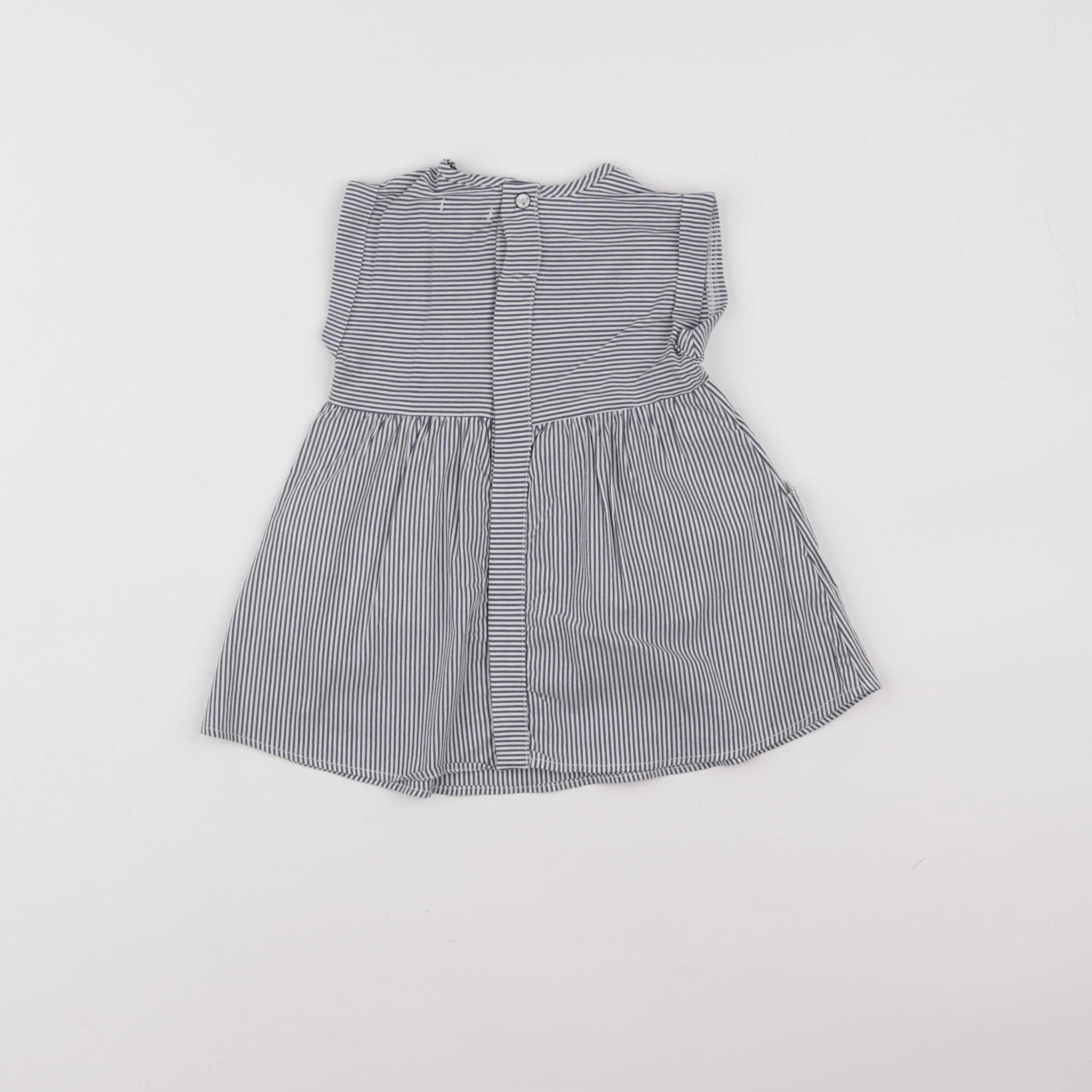 IKKS - robe bleu - 6 mois