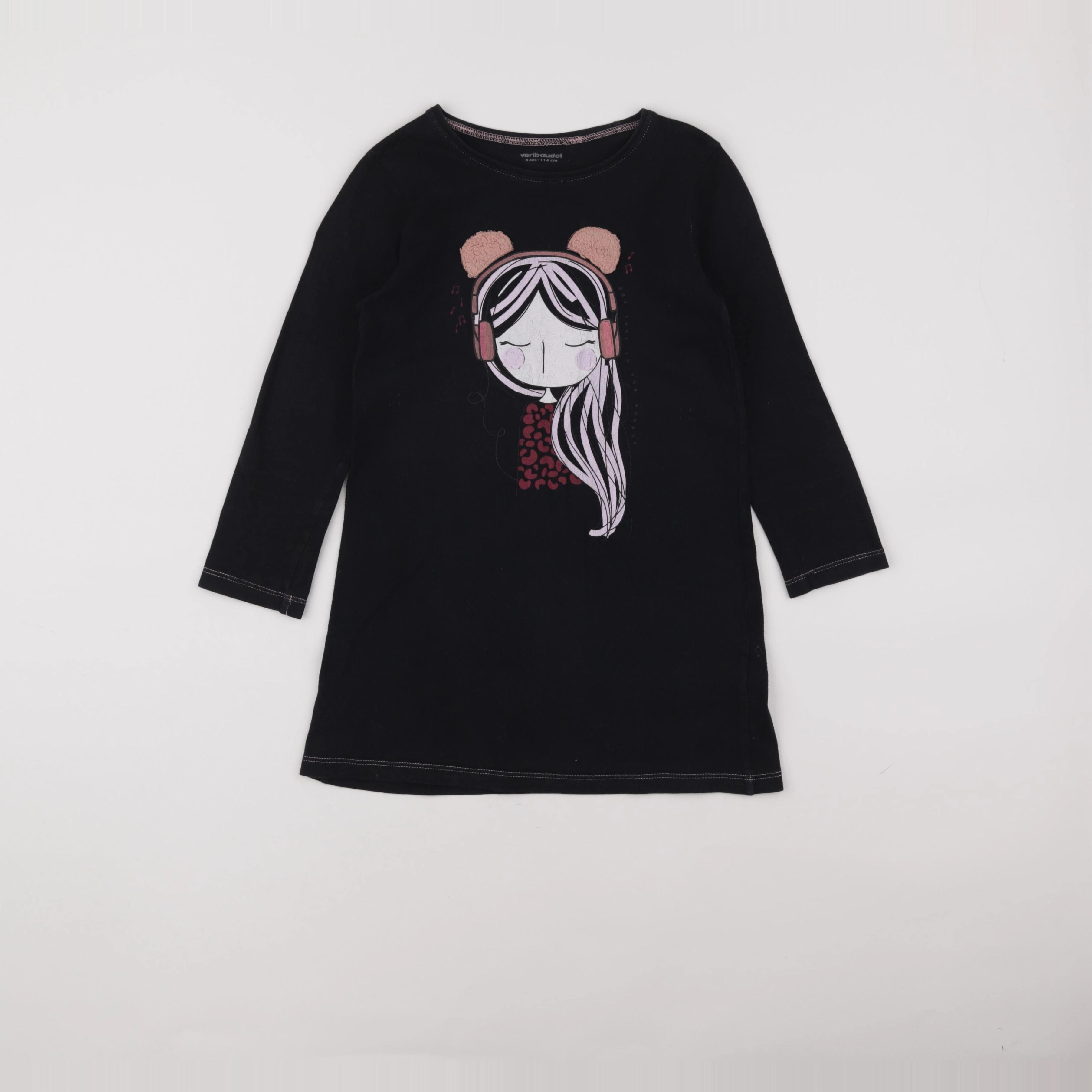 Vertbaudet - robe noir - 5 ans