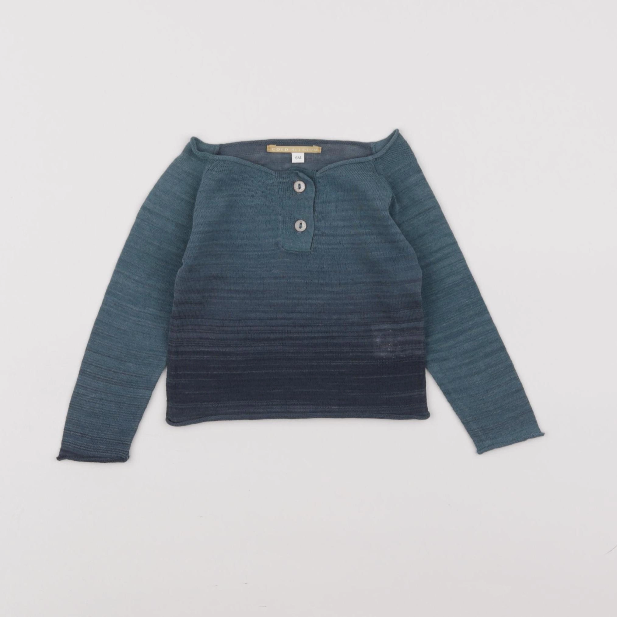 Gold Belgium - pull vert - 6 mois