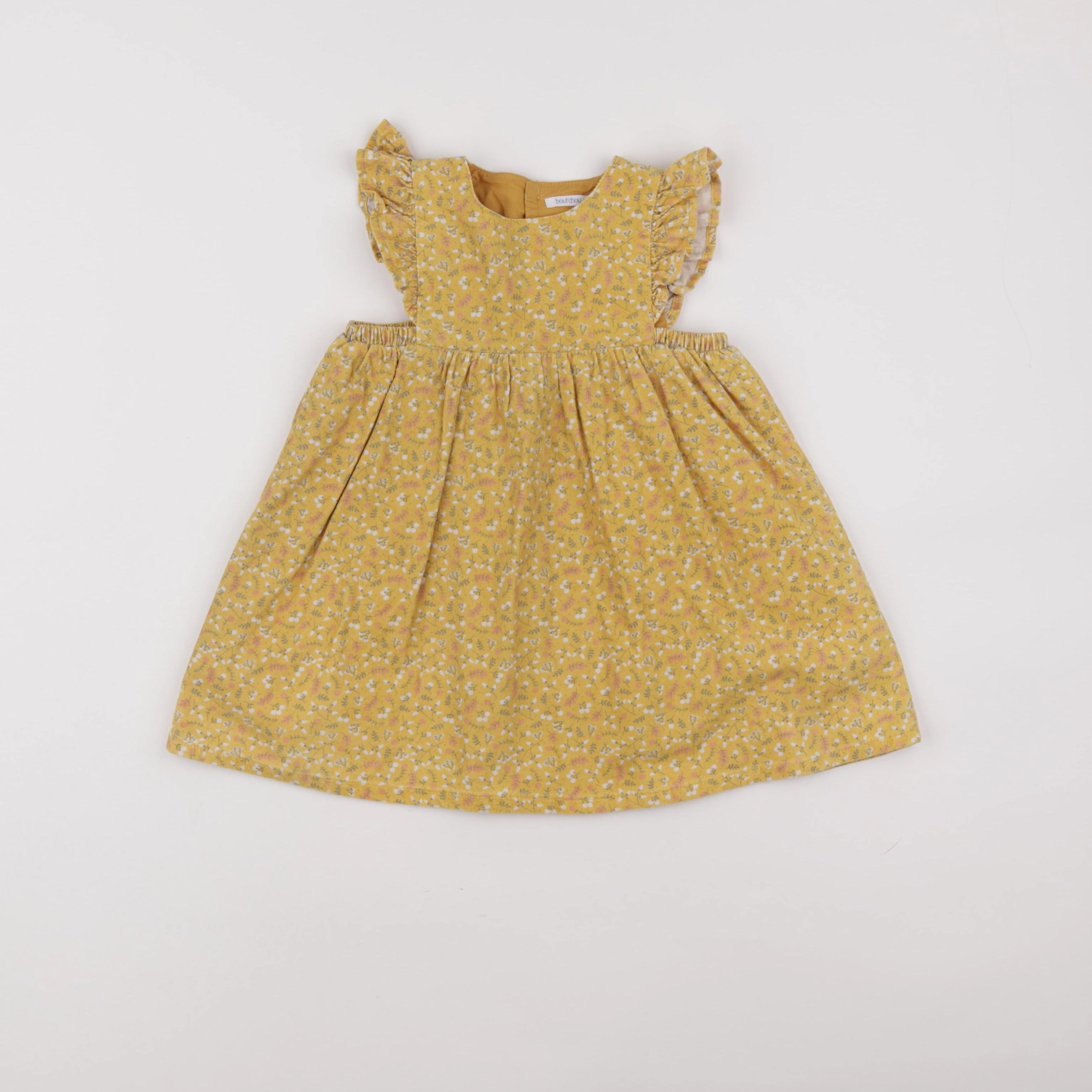 Boutchou - robe jaune - 12 mois