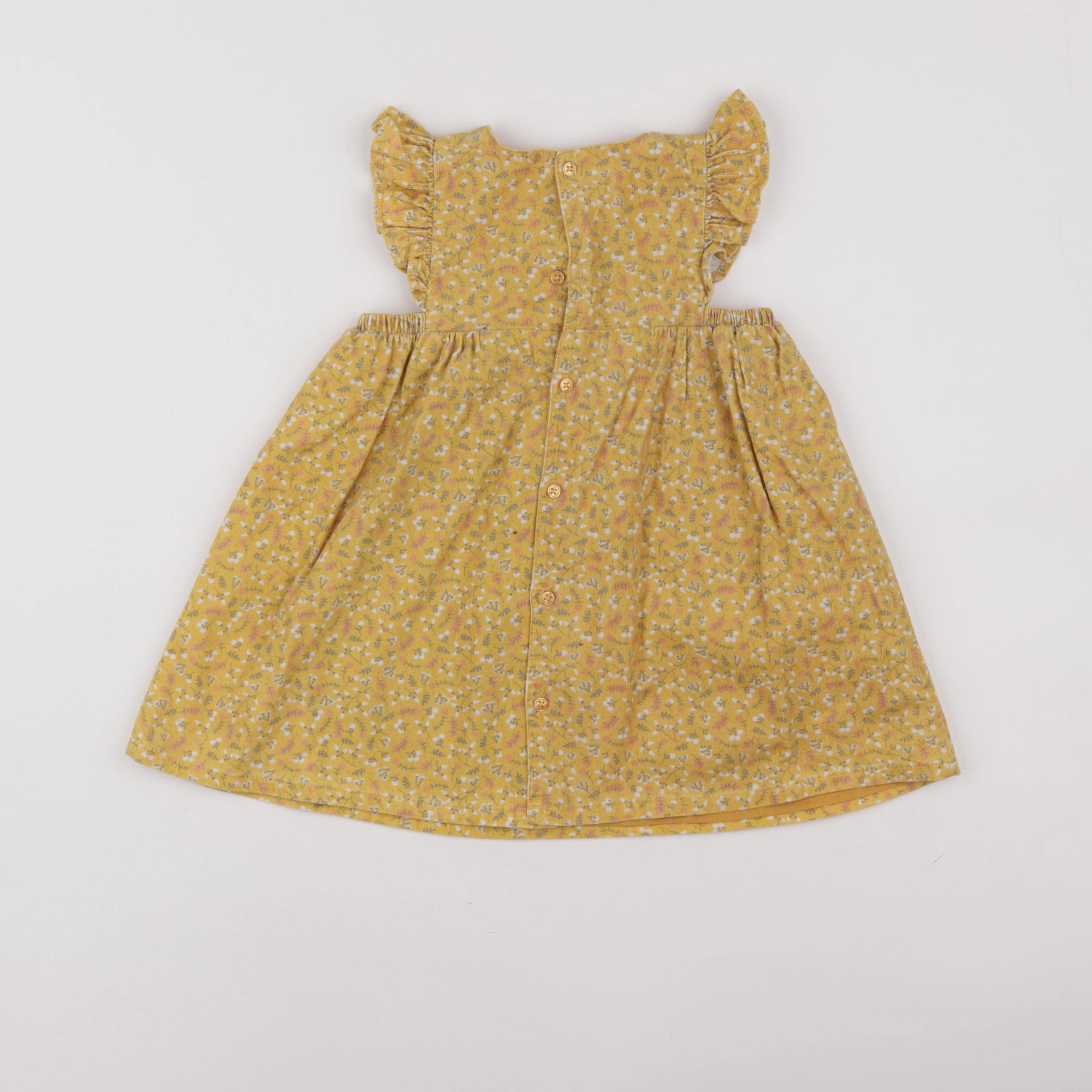 Boutchou - robe jaune - 12 mois
