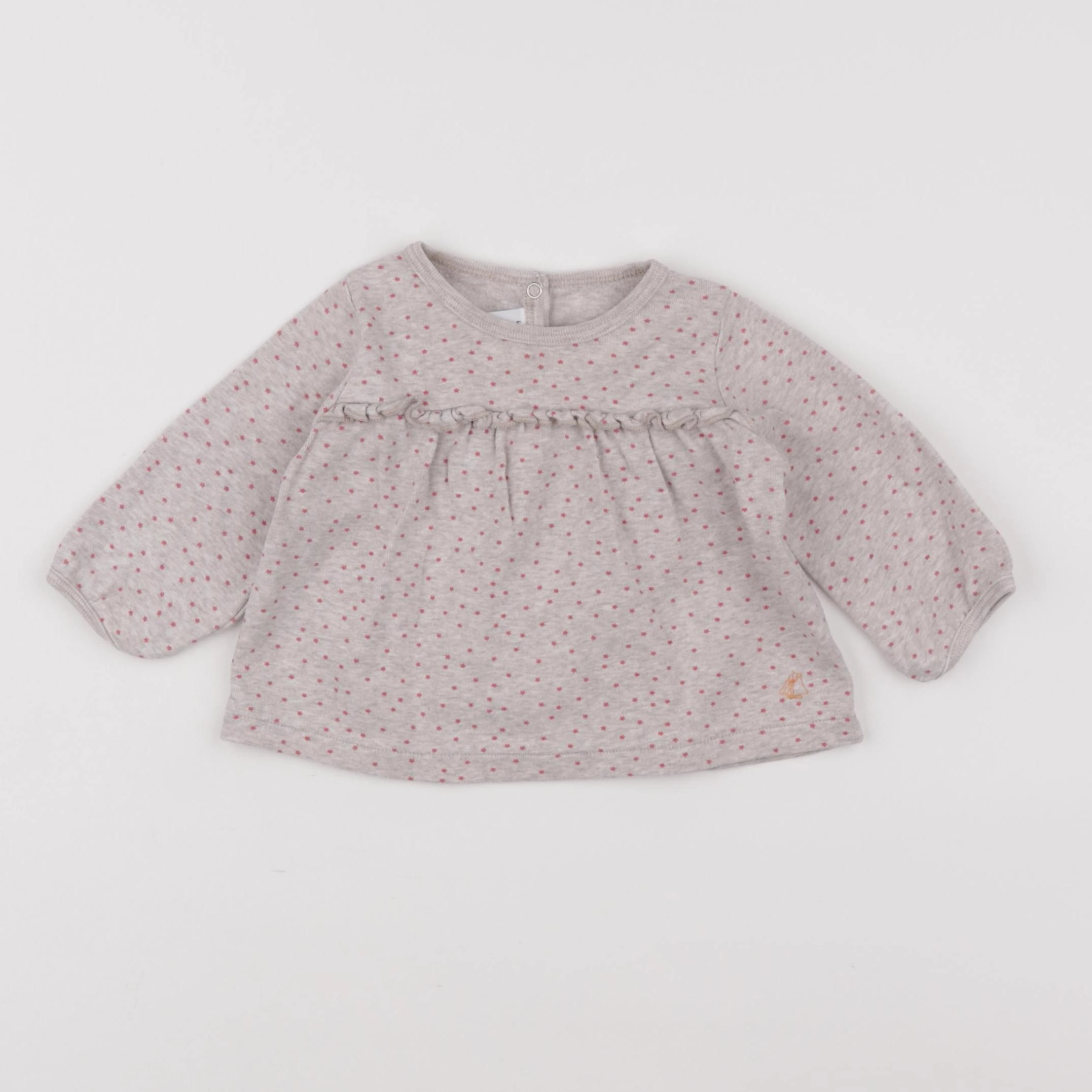 Petit Bateau - tee-shirt beige - 6 mois