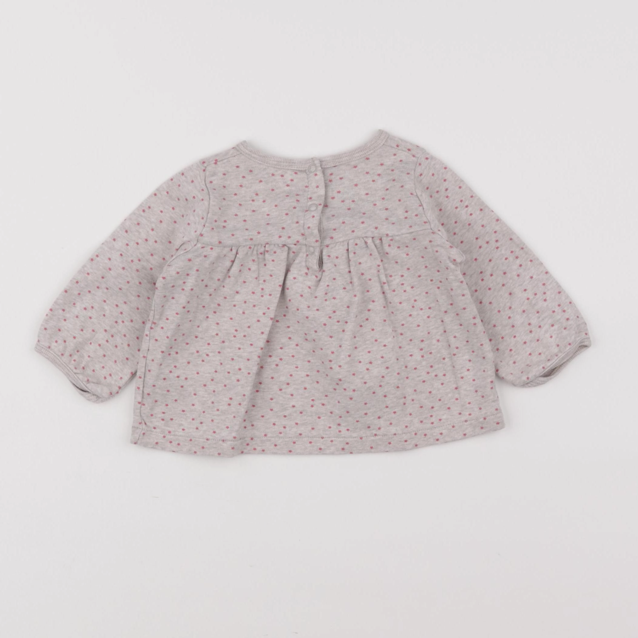 Petit Bateau - tee-shirt beige - 6 mois