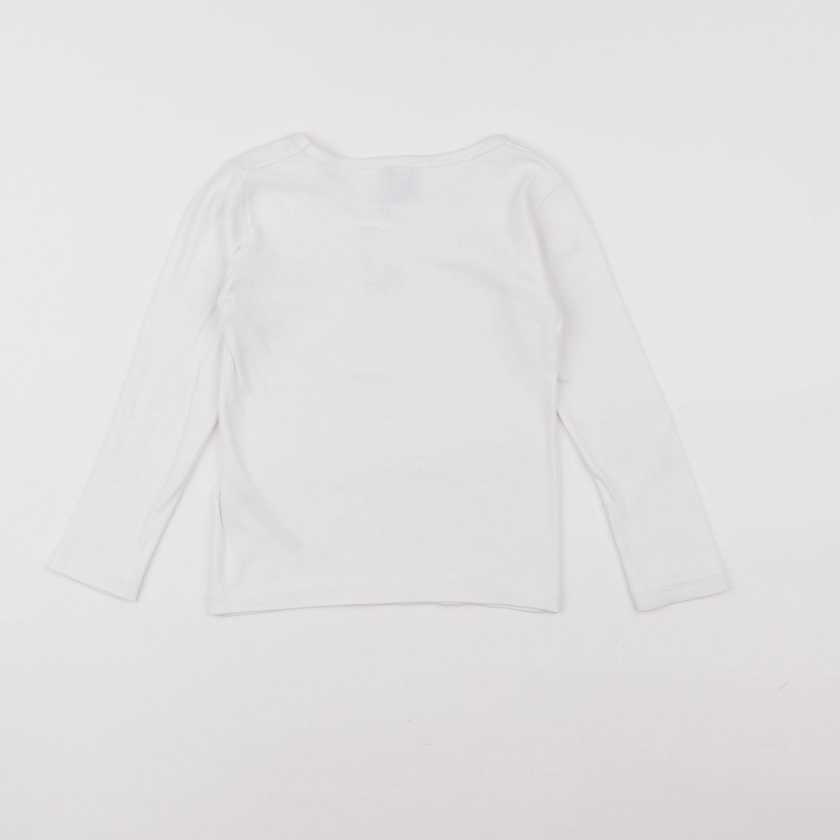Petit Bateau - maillot de corps blanc - 6 ans