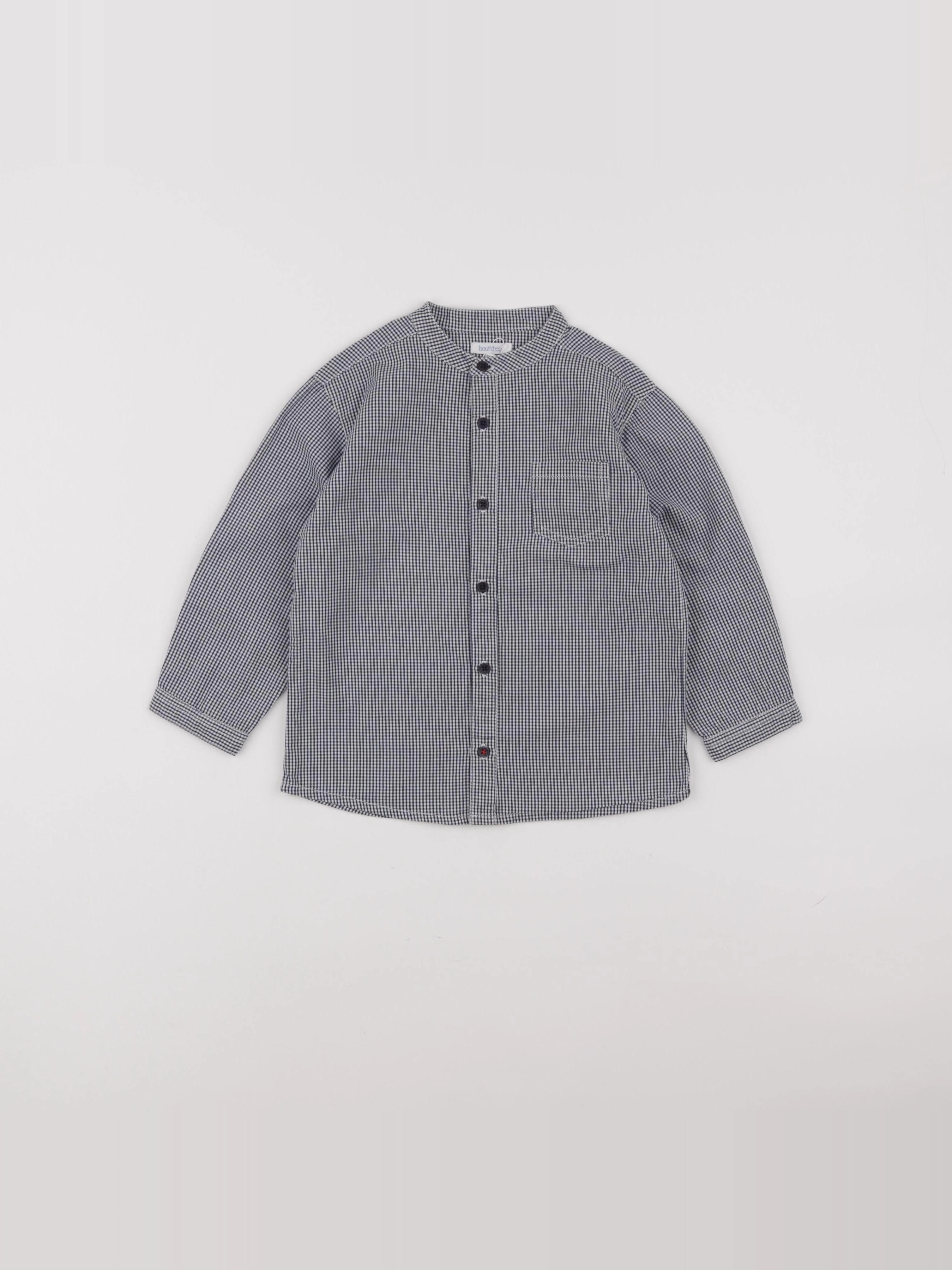 Boutchou - chemise bleu - 36 mois