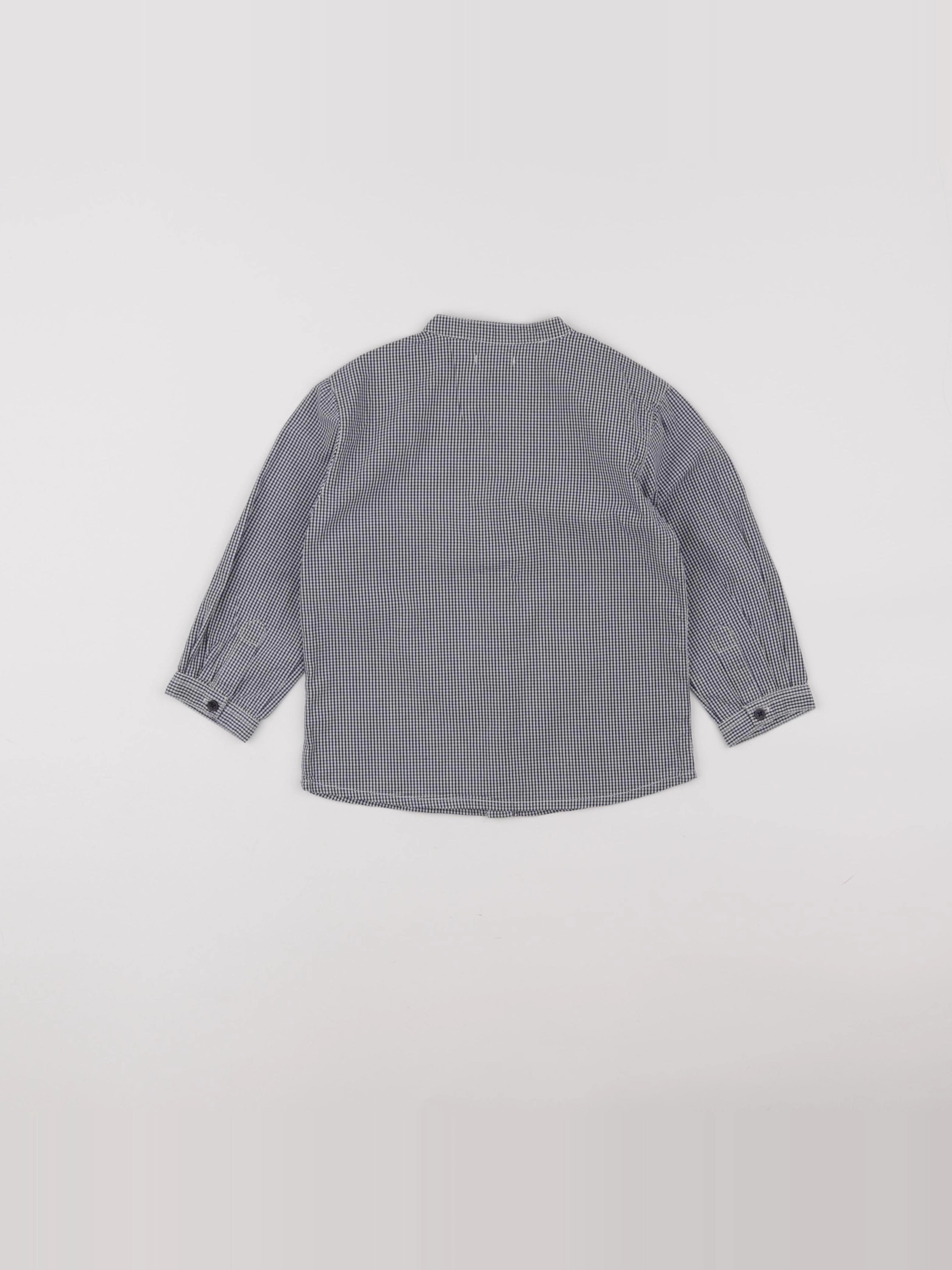 Boutchou - chemise bleu - 36 mois