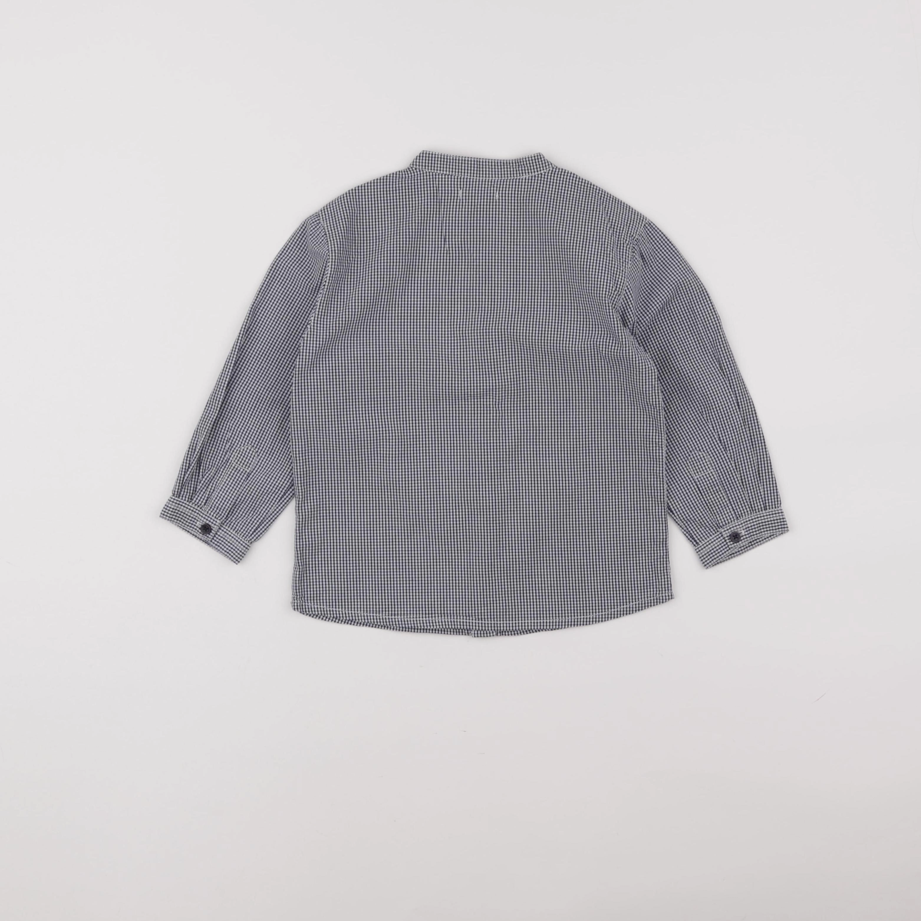 Boutchou - chemise bleu - 36 mois