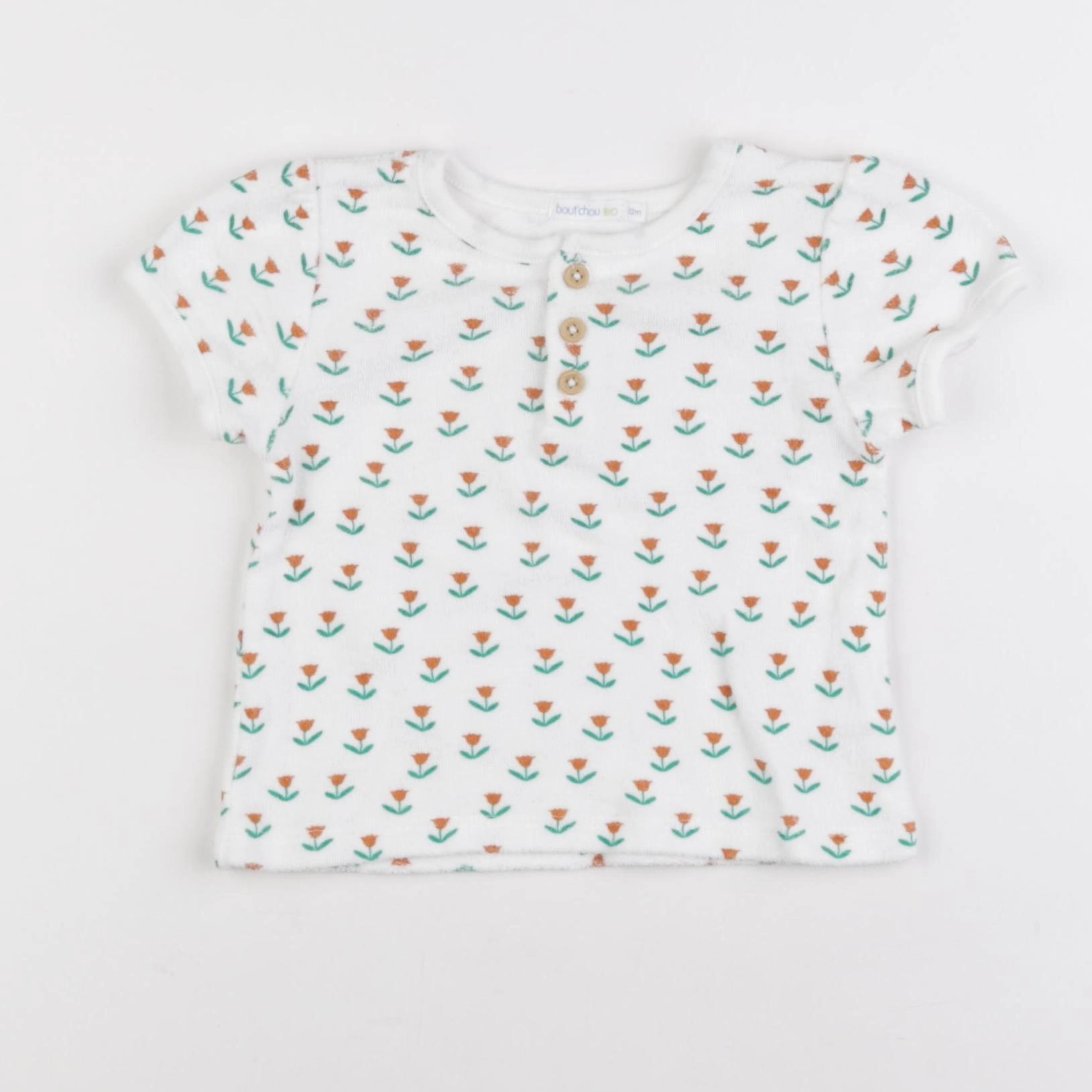 Boutchou - tee-shirt multicolore - 12 mois