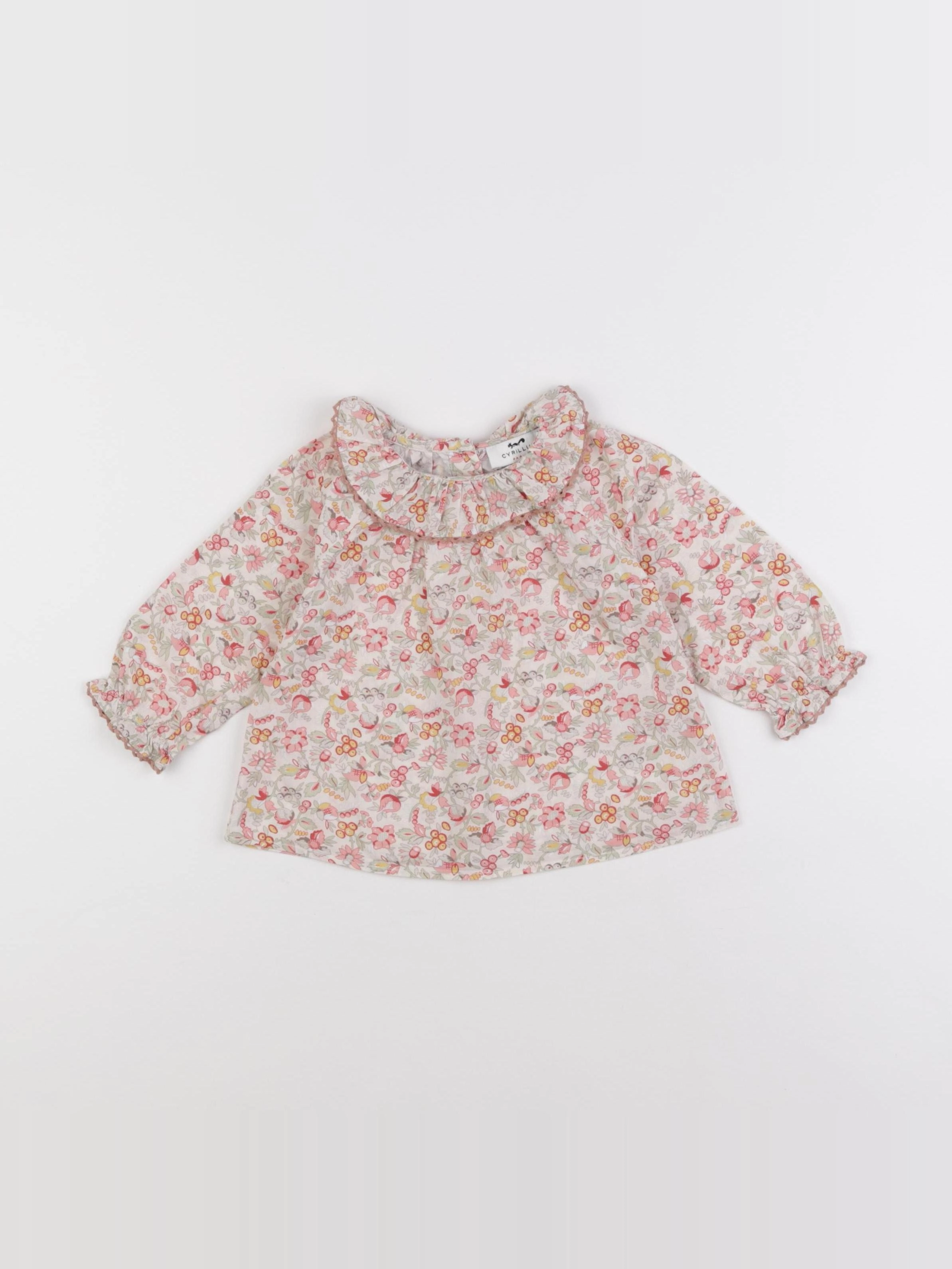 Cyrillus - blouse multicolore - 6 mois