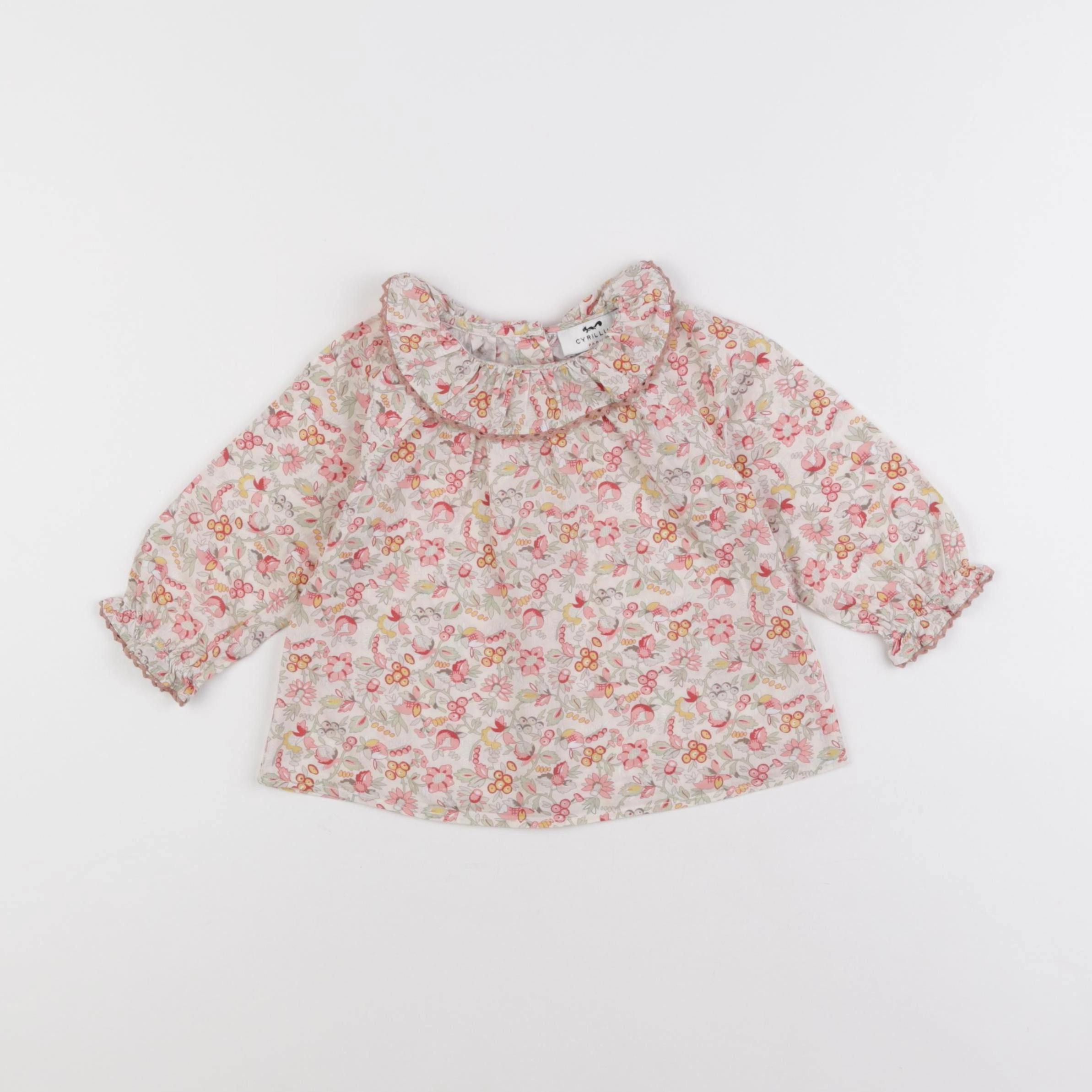 Cyrillus - blouse multicolore - 6 mois