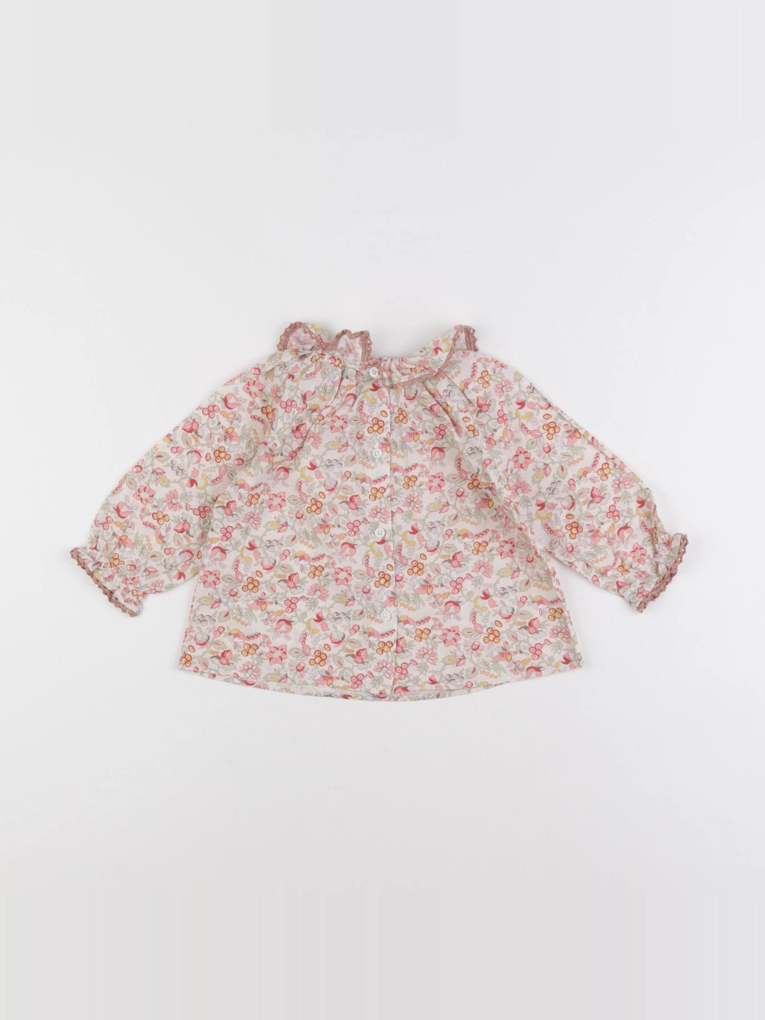 Cyrillus - blouse multicolore - 6 mois