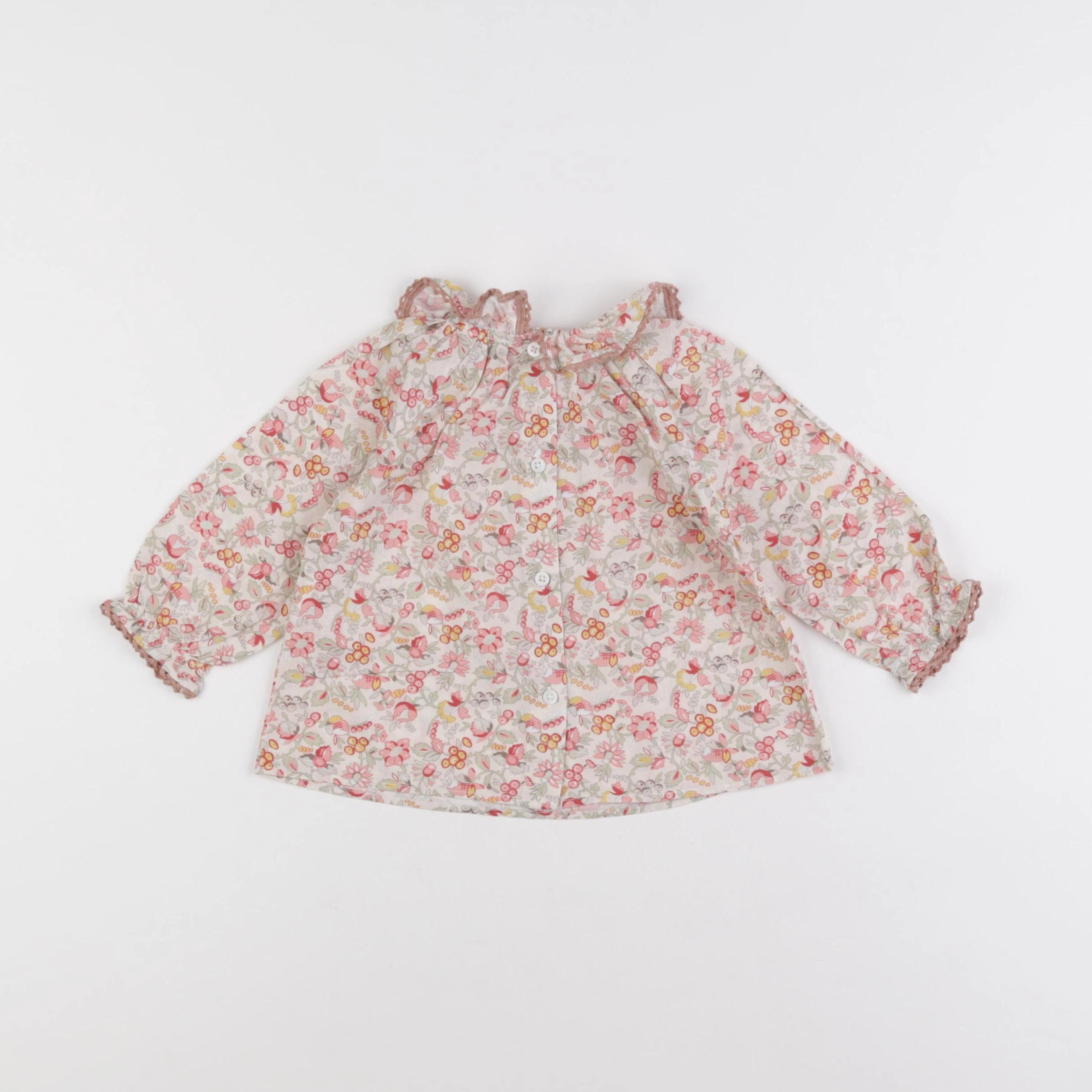 Cyrillus - blouse multicolore - 6 mois