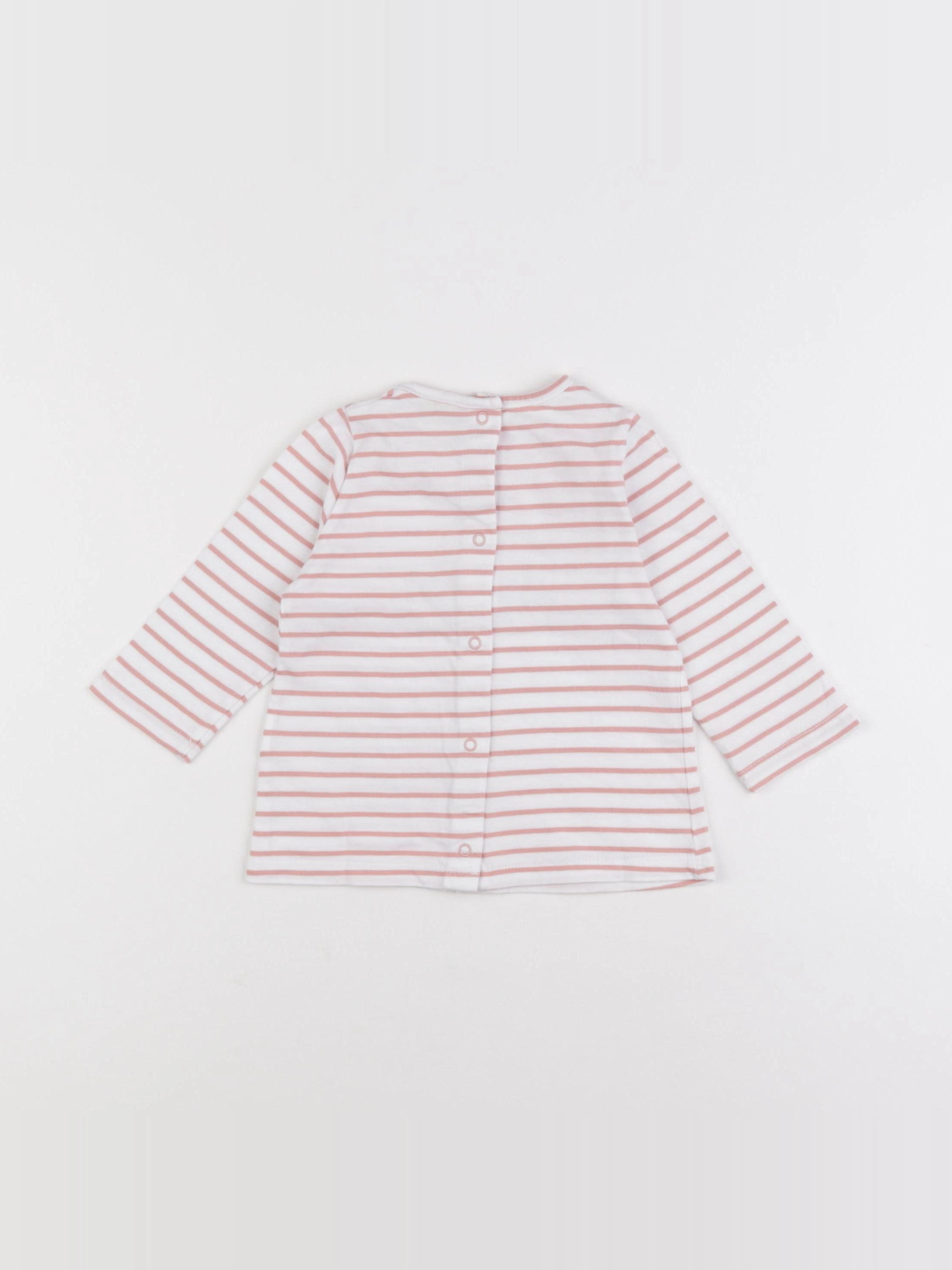 Tape à l'oeil - tee-shirt rose - 12 mois