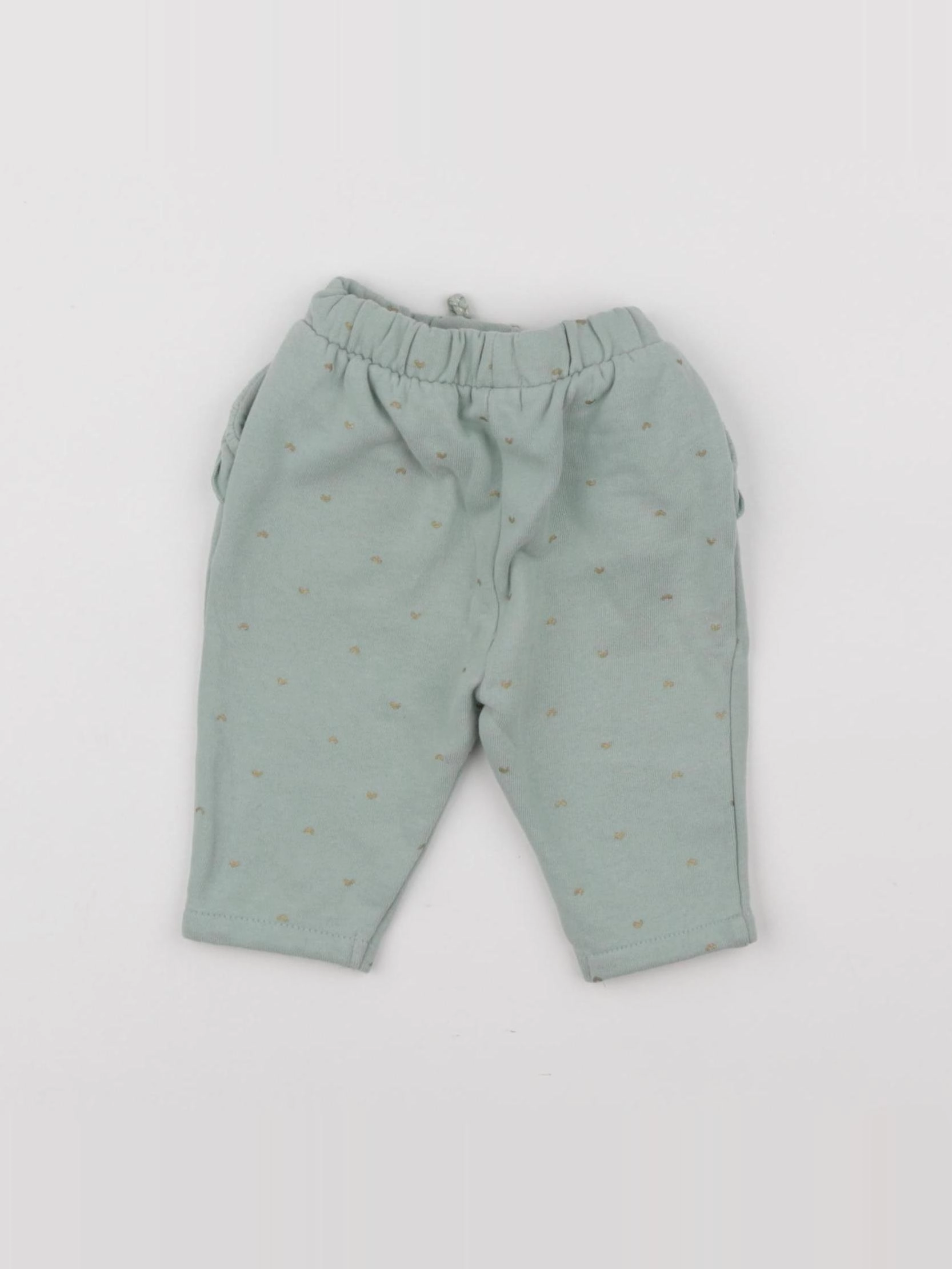 Vertbaudet - pantalon vert - 3 mois