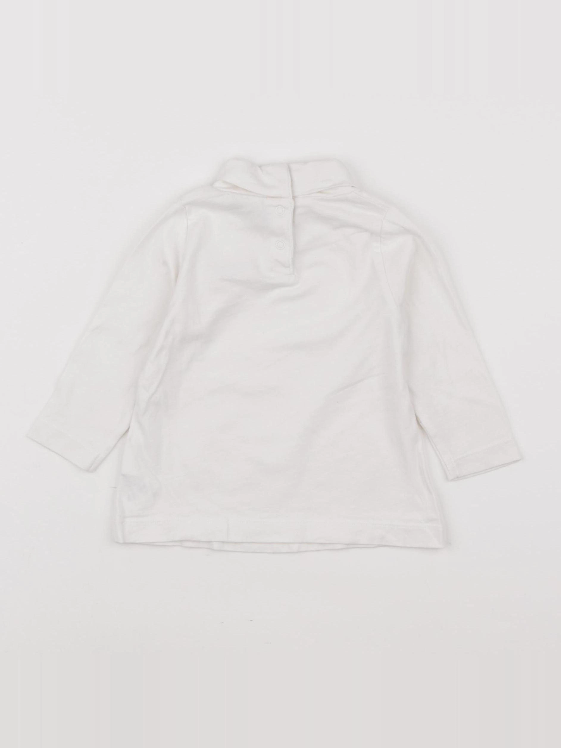 Tape à l'oeil - sous-pull blanc - 9 mois