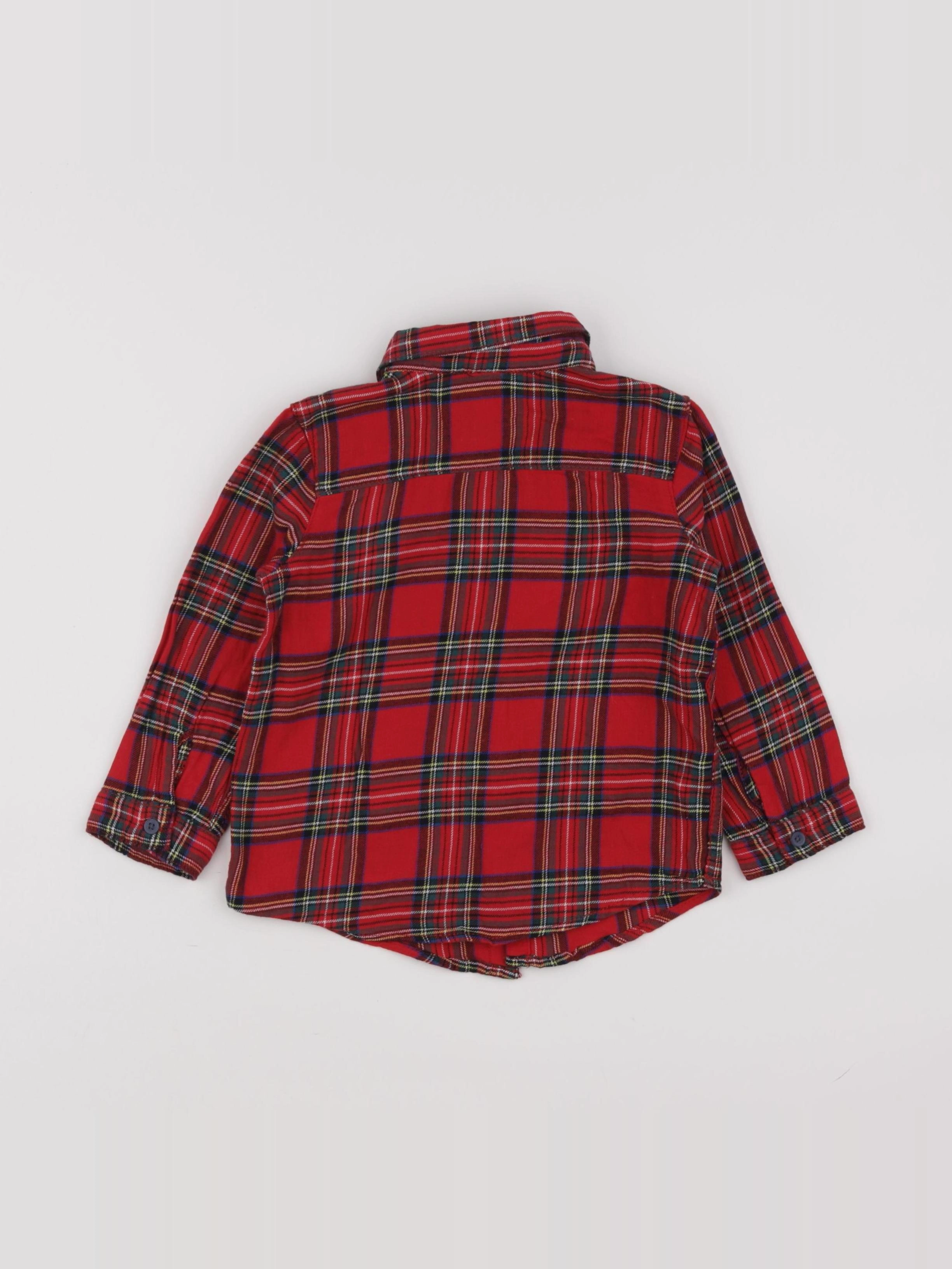 H&M - chemise rouge - 18/24 mois