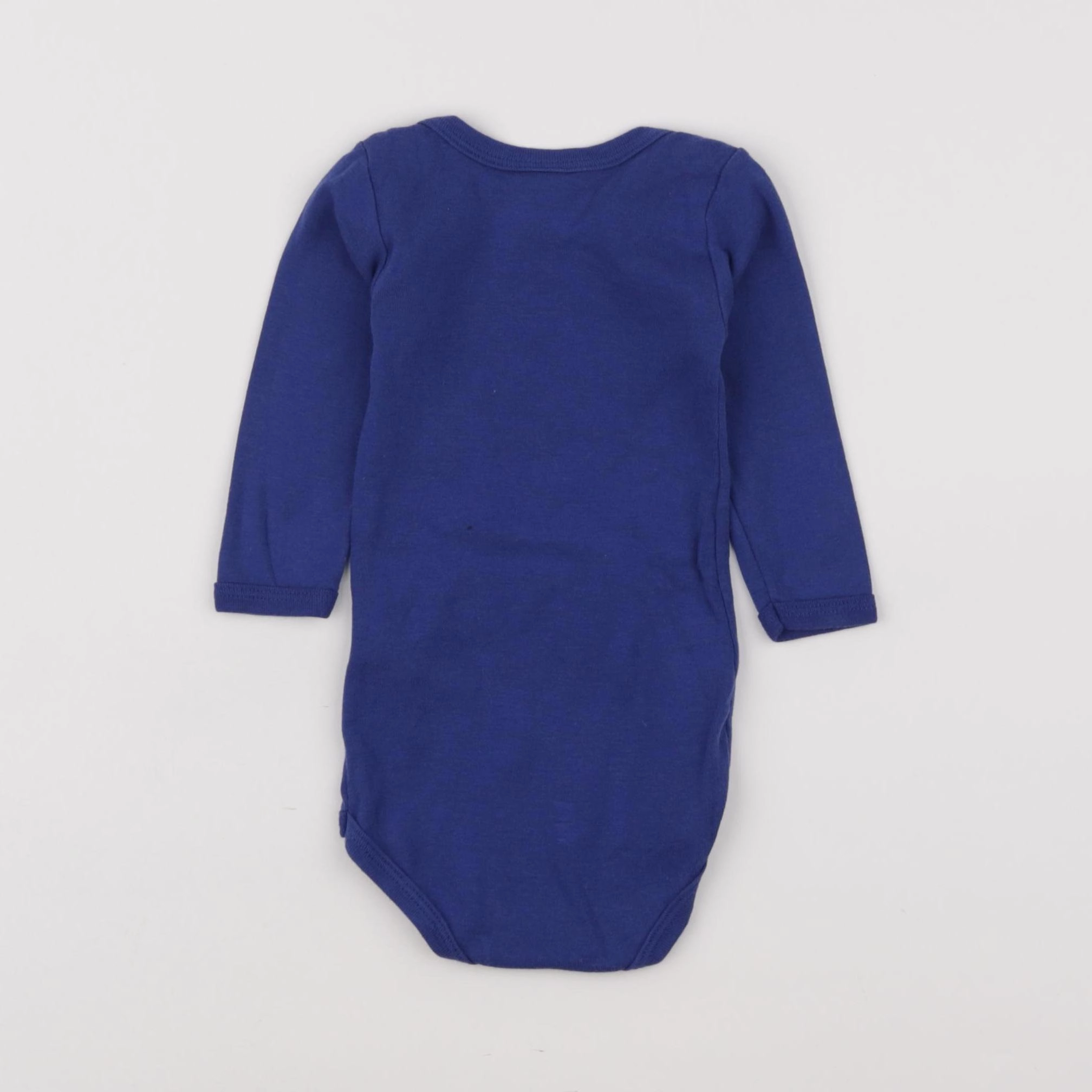 Petit Bateau - body bleu - 6 mois