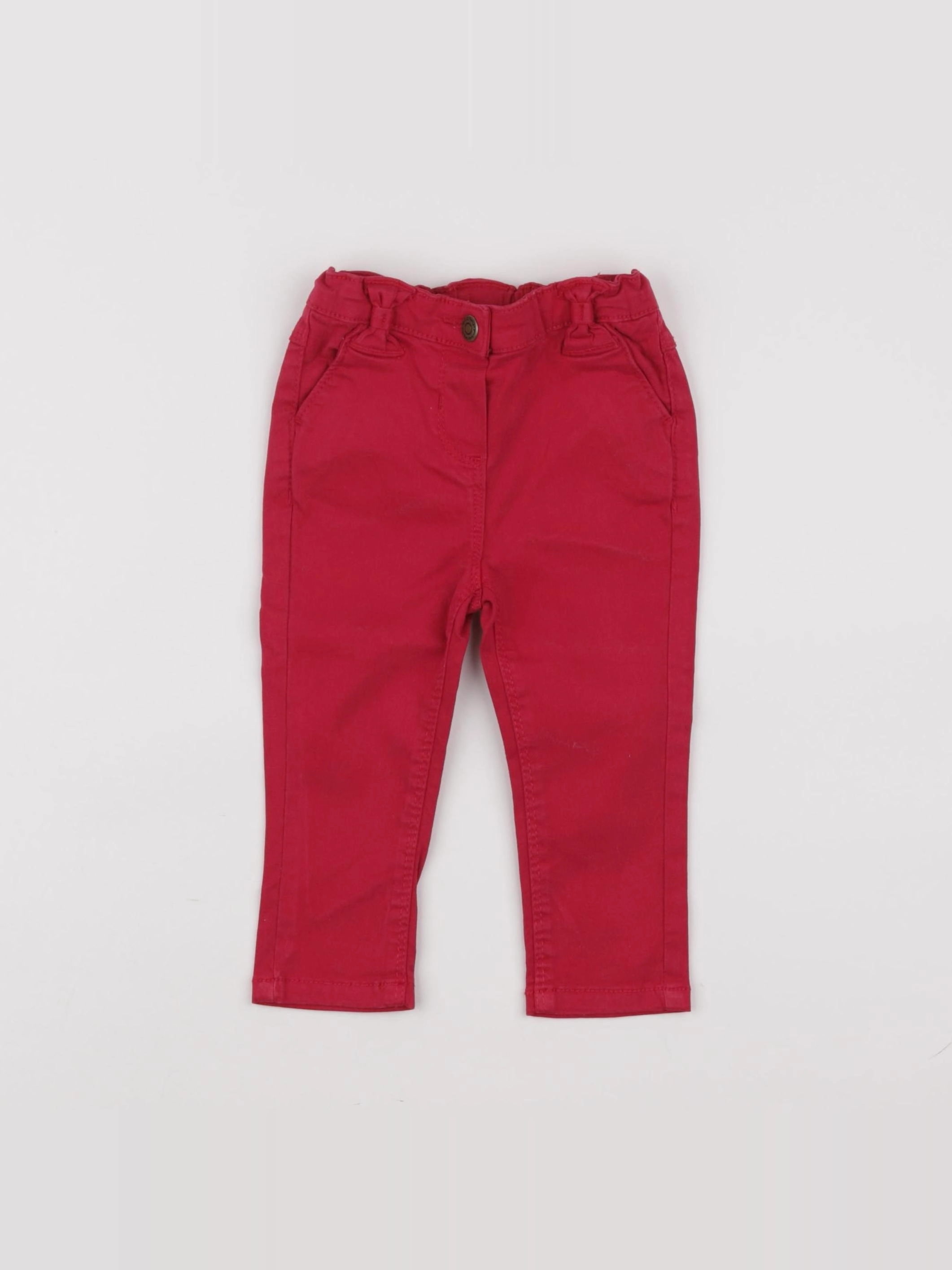 Tape à l'oeil - pantalon rouge - 9 mois