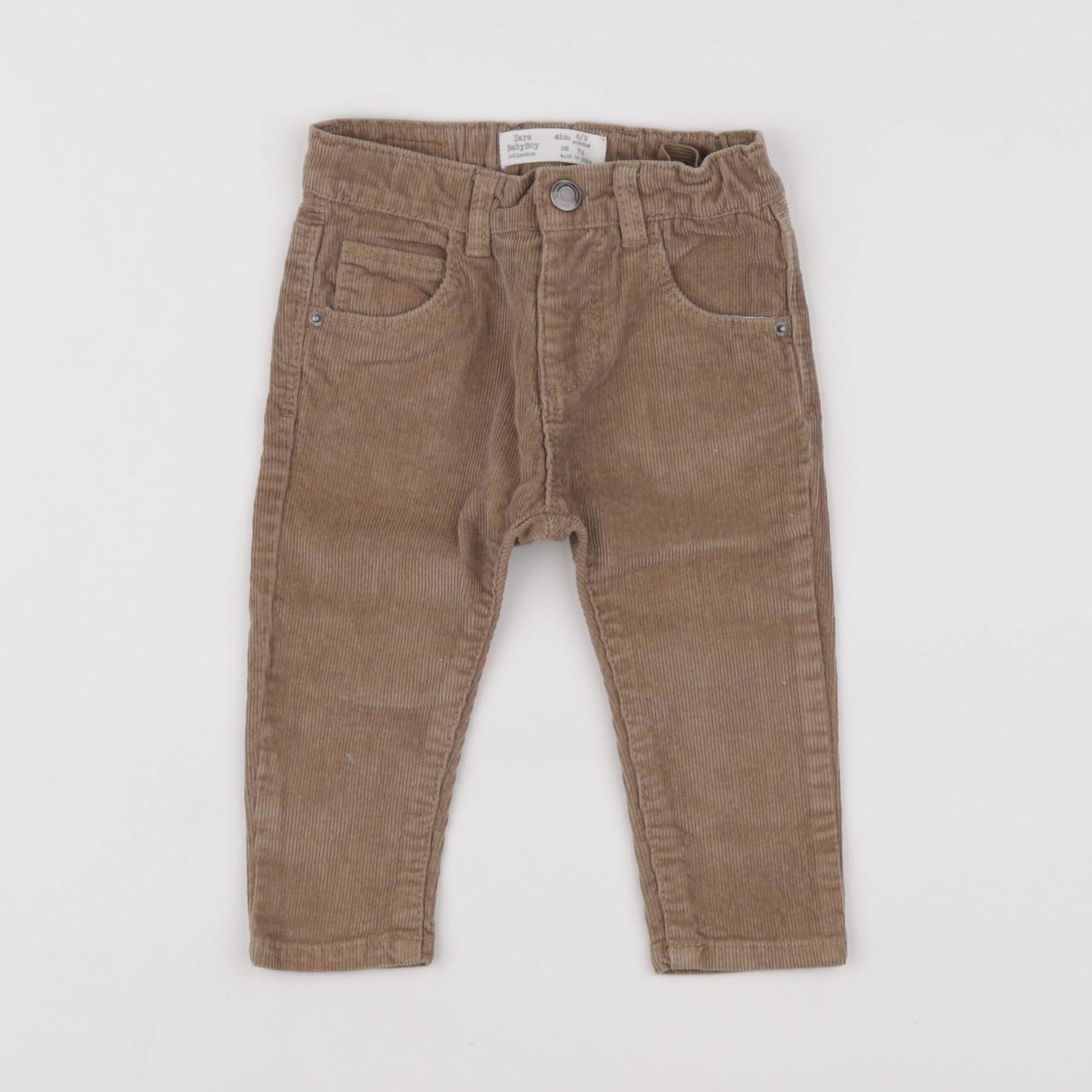 Zara - pantalon marron - 6/9 mois