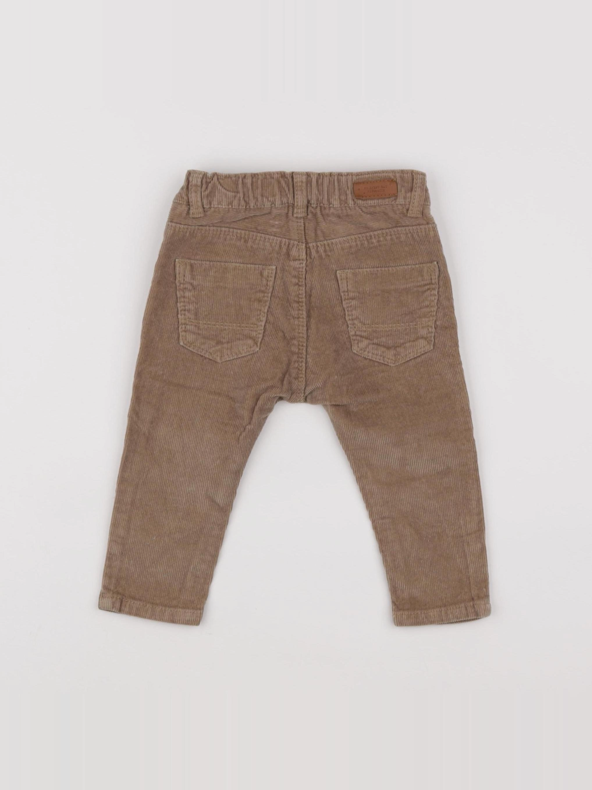 Zara - pantalon marron - 6/9 mois