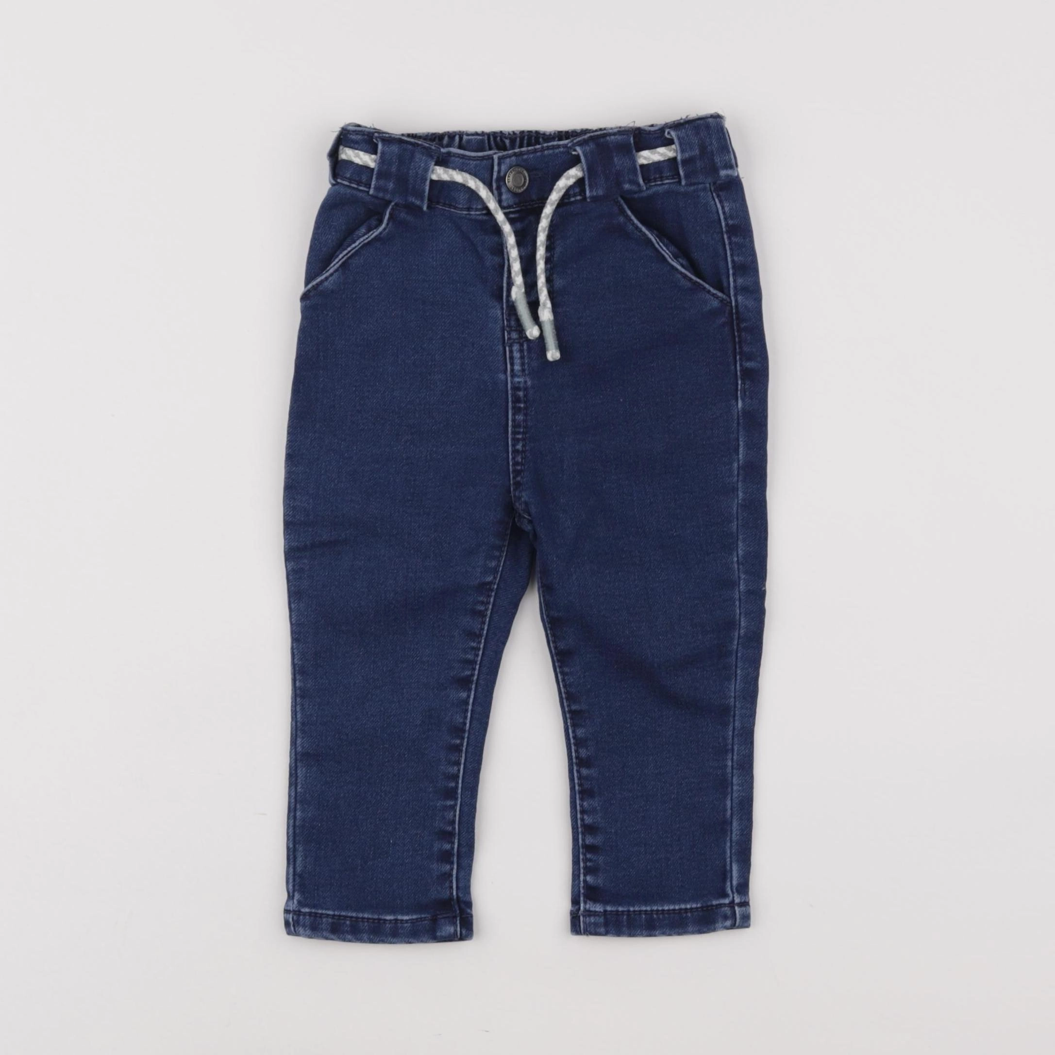 Vertbaudet - jean bleu - 9 mois