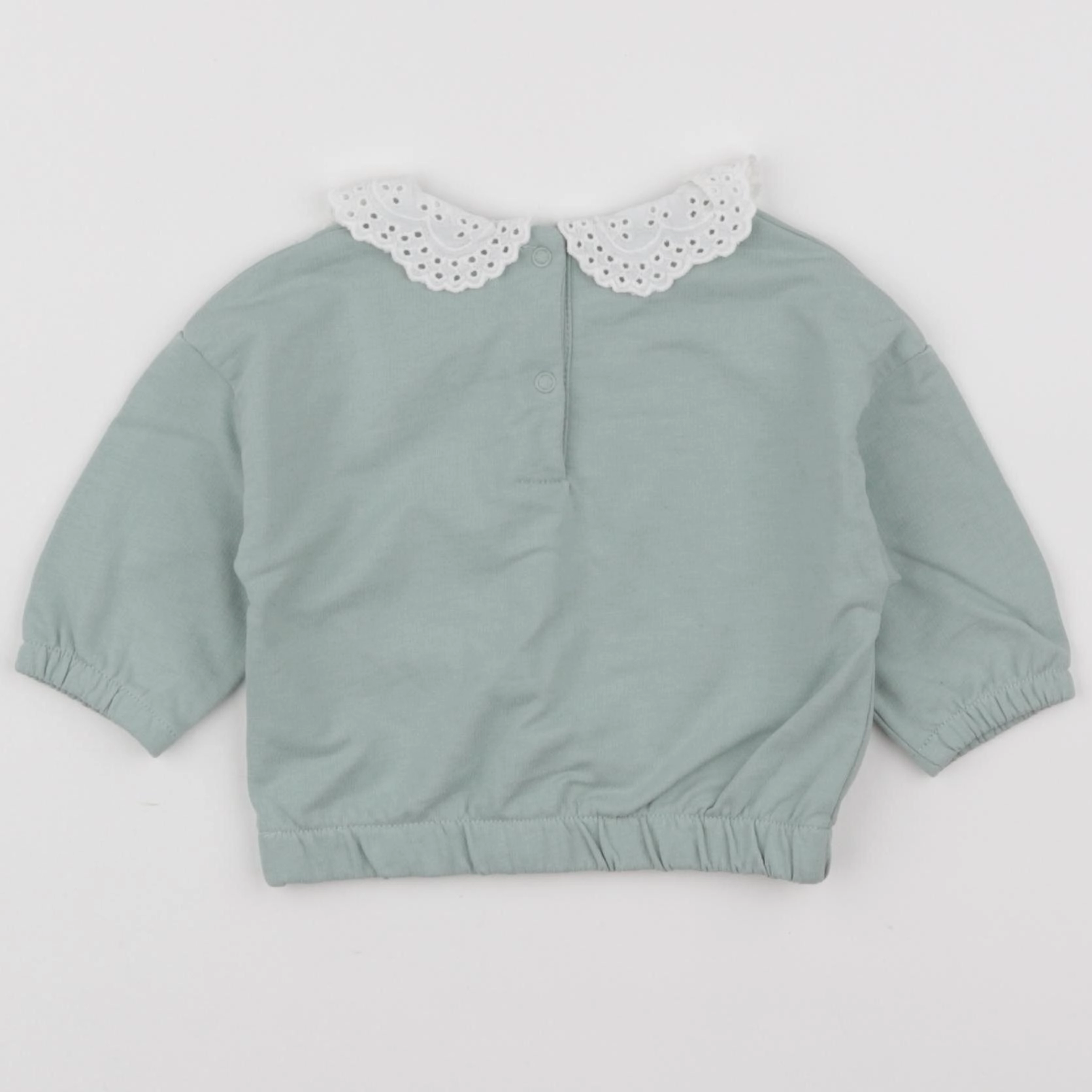 Vertbaudet - sweat vert - 3 mois