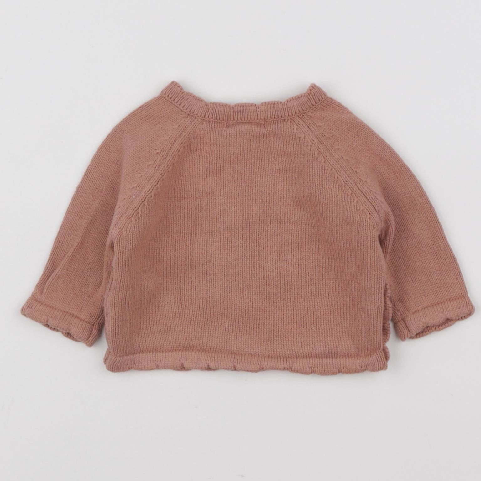 Vertbaudet - pull rose - 1 mois