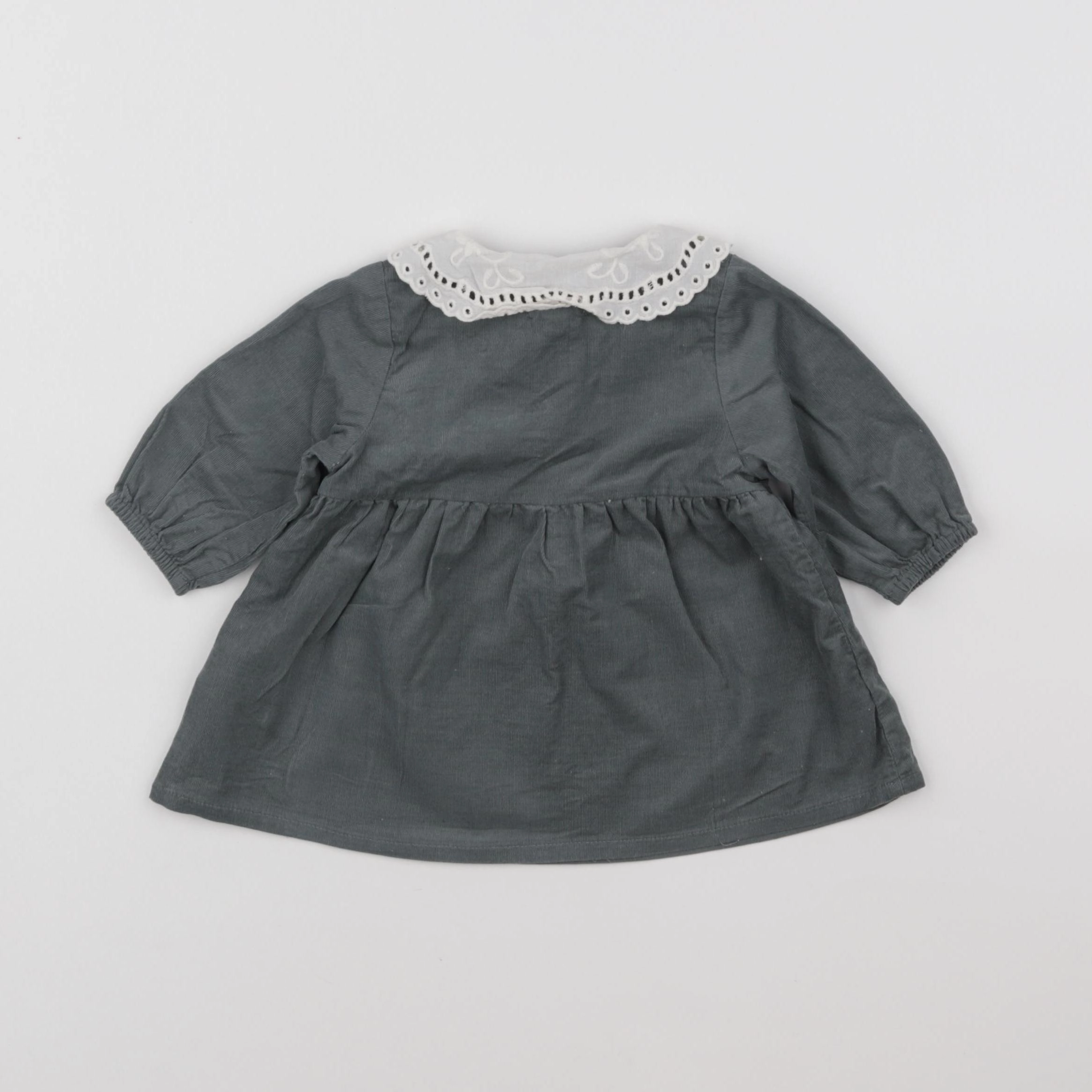 Vertbaudet - robe vert - 3 mois