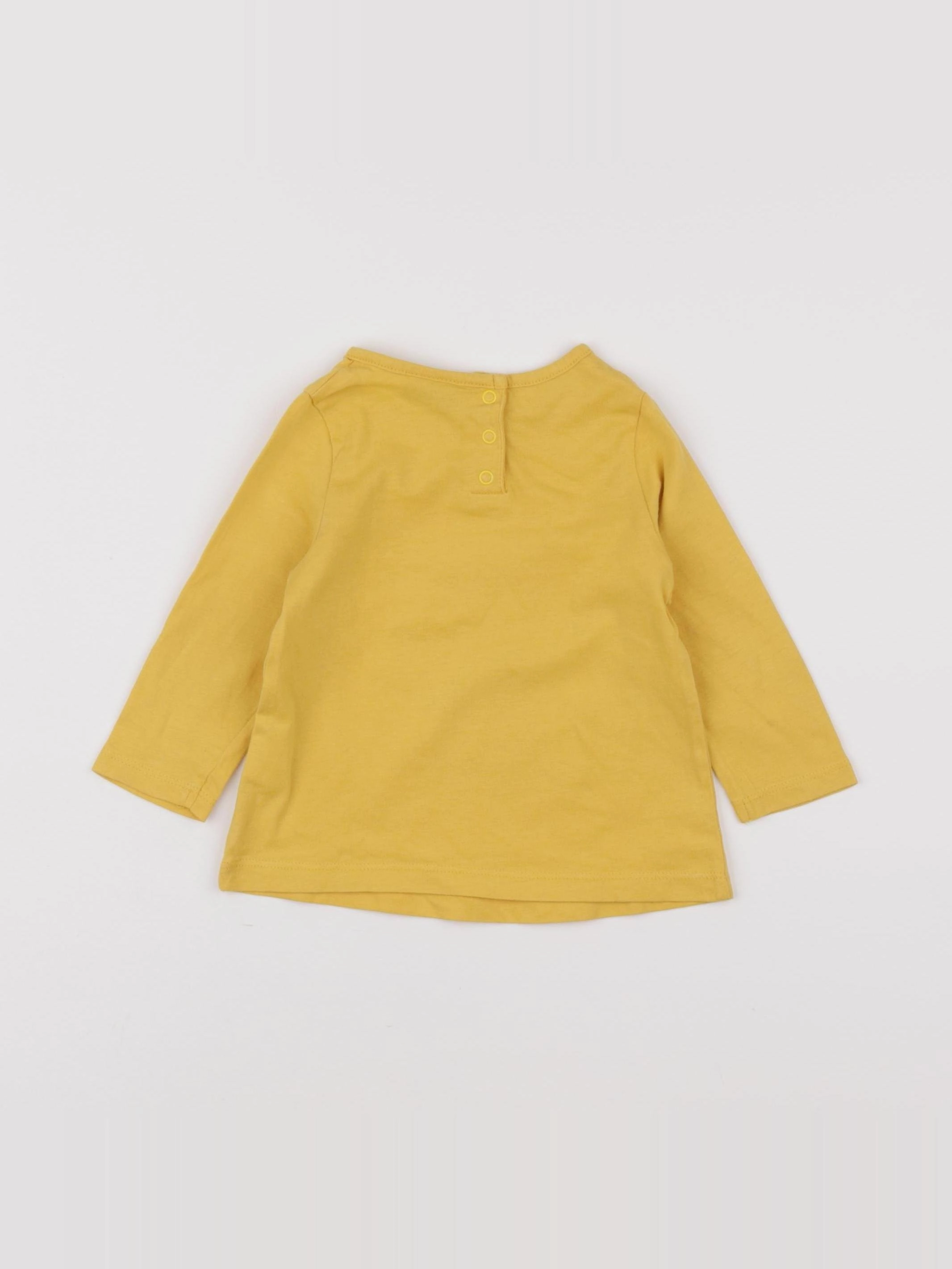 Tape à l'oeil - tee-shirt jaune - 9 mois