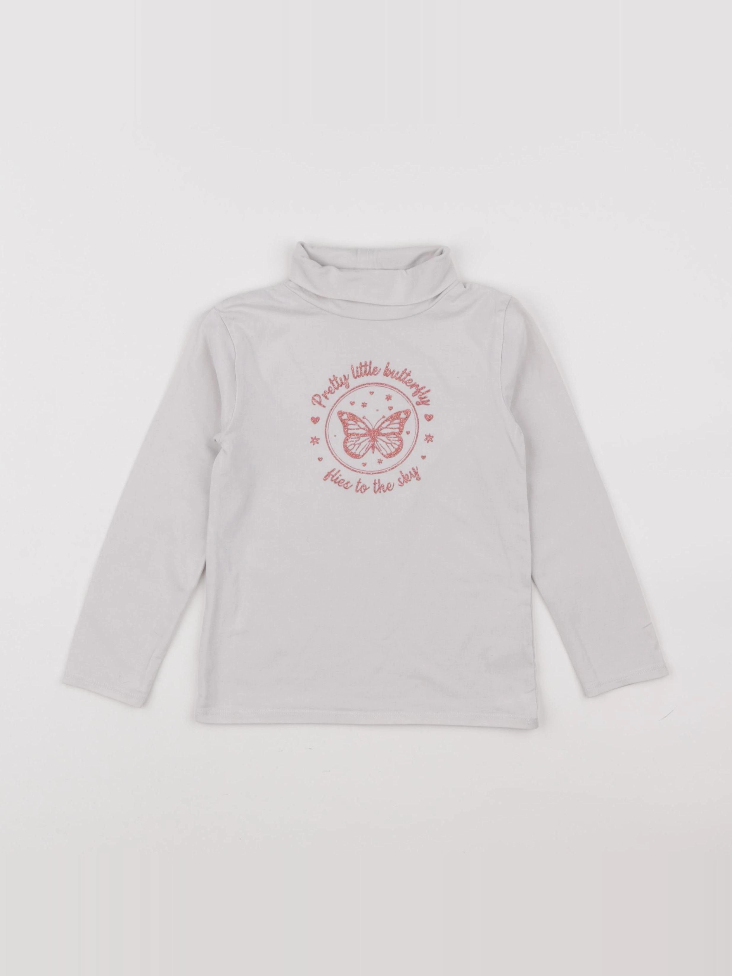 Vertbaudet - sous-pull rose - 4 ans