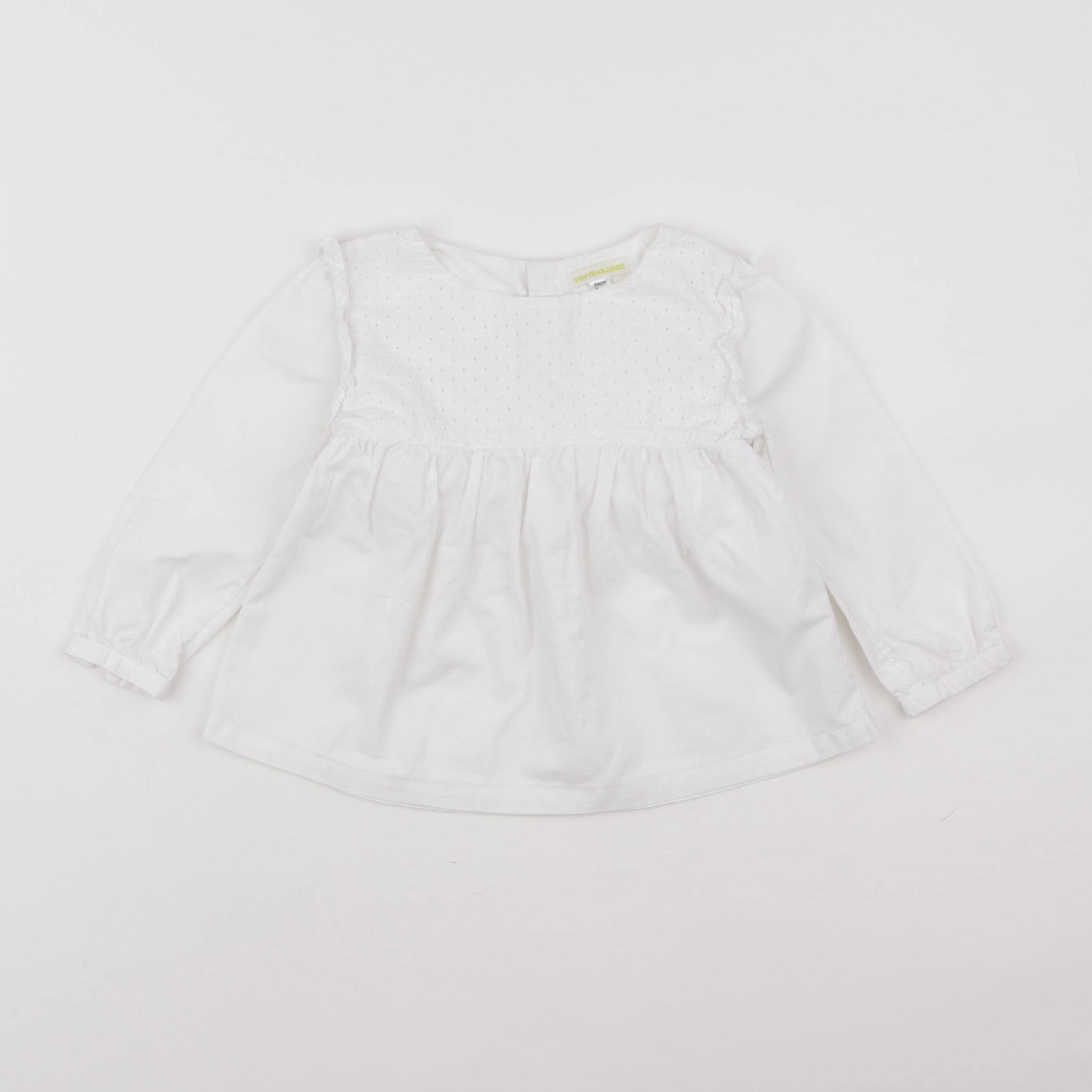 Vertbaudet - blouse blanc - 3 ans