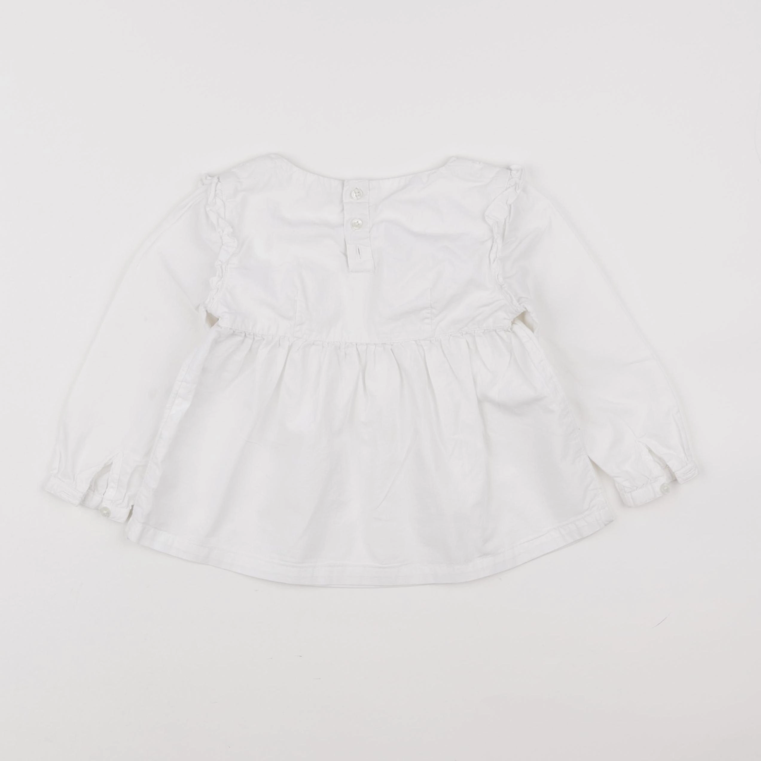 Vertbaudet - blouse blanc - 3 ans