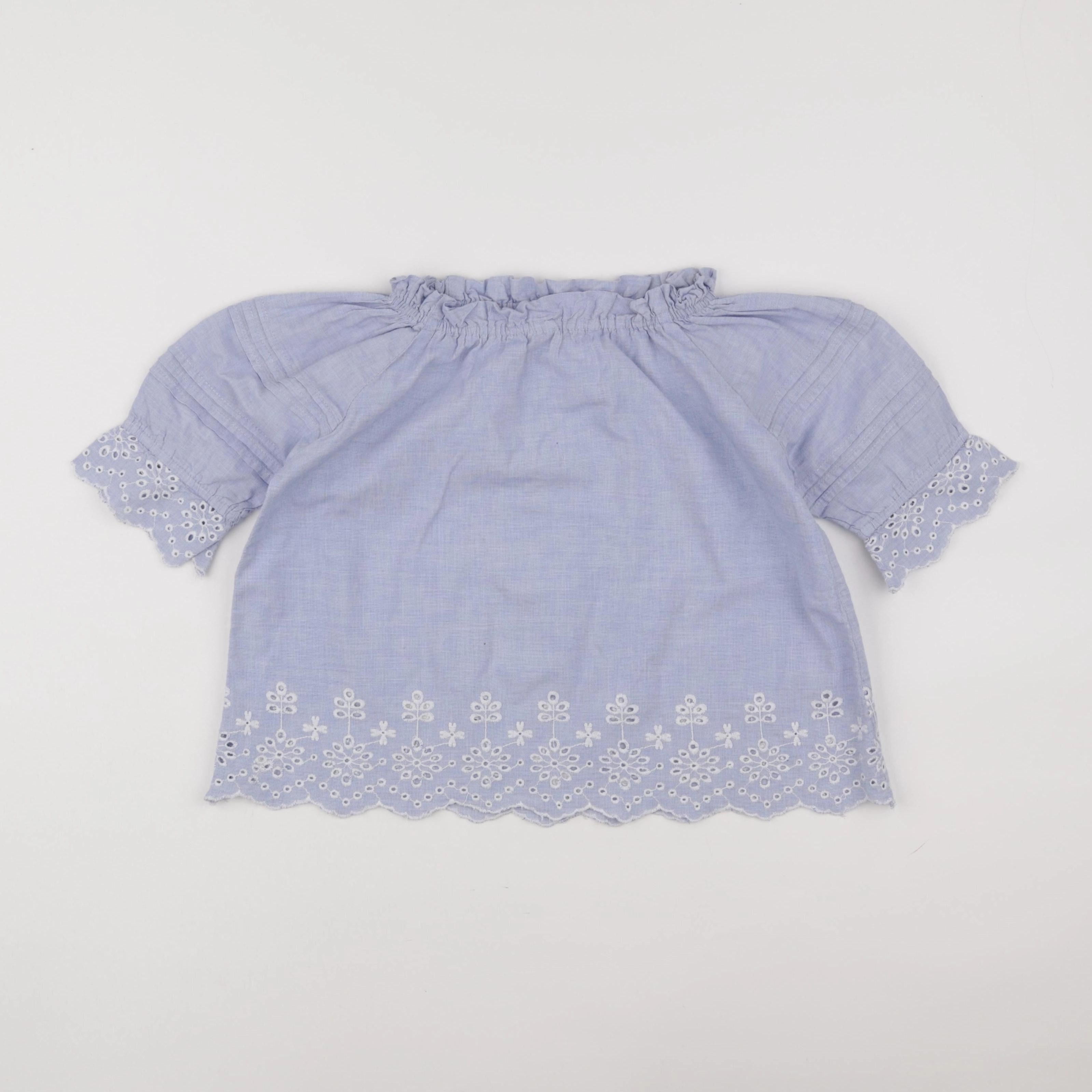 Monoprix - blouse bleu - 8 ans