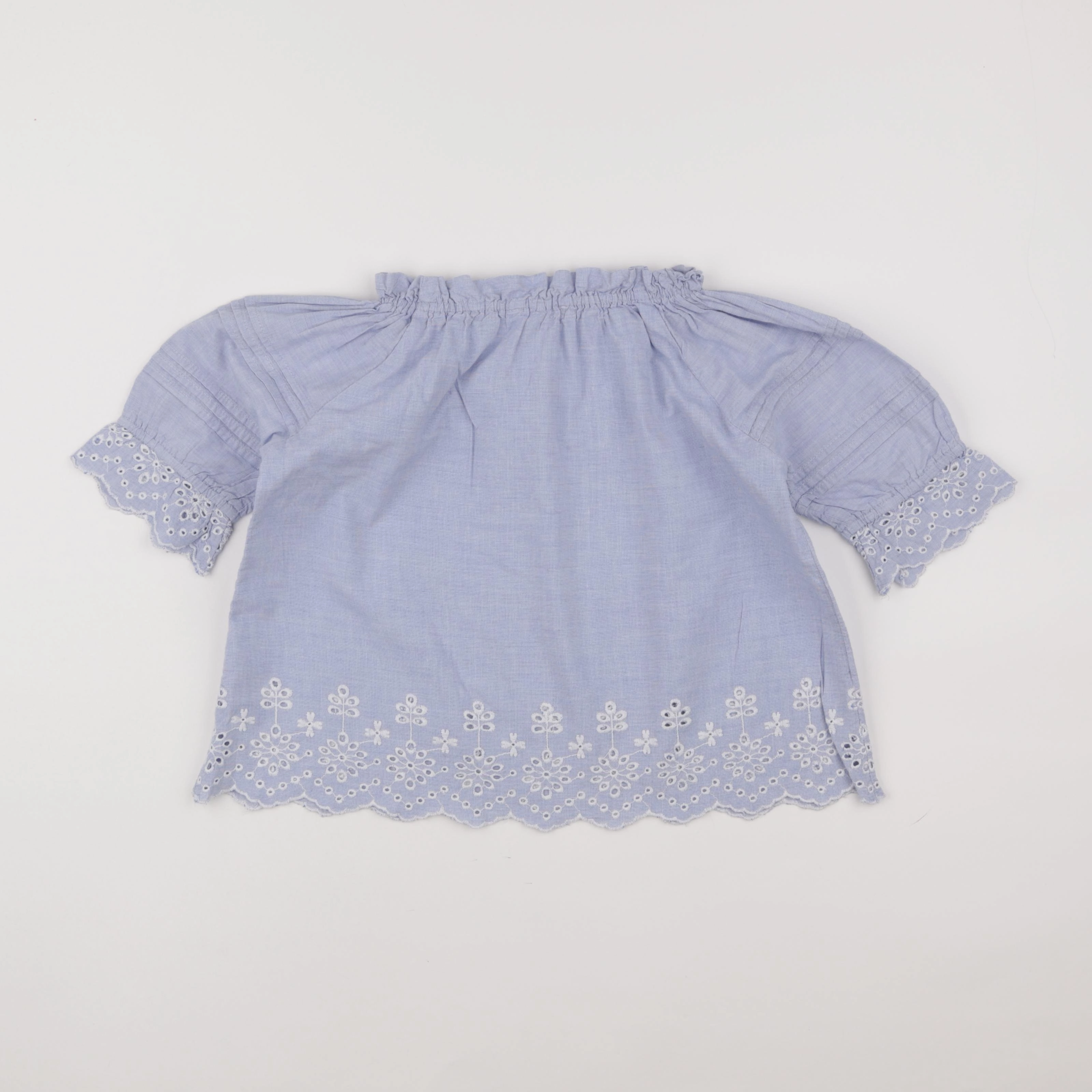 Monoprix - blouse bleu - 8 ans