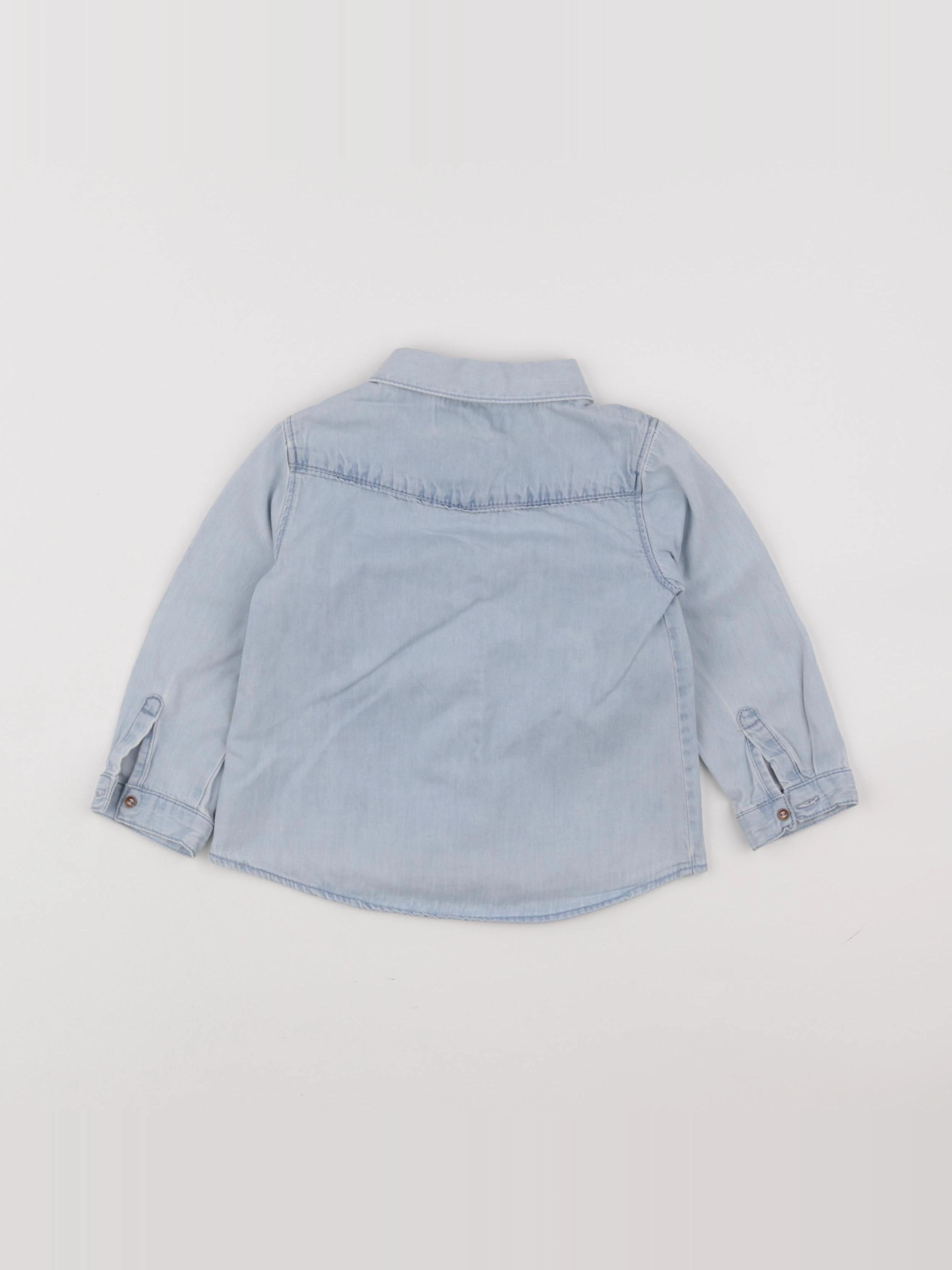 Zara - chemise bleu - 18/24 mois