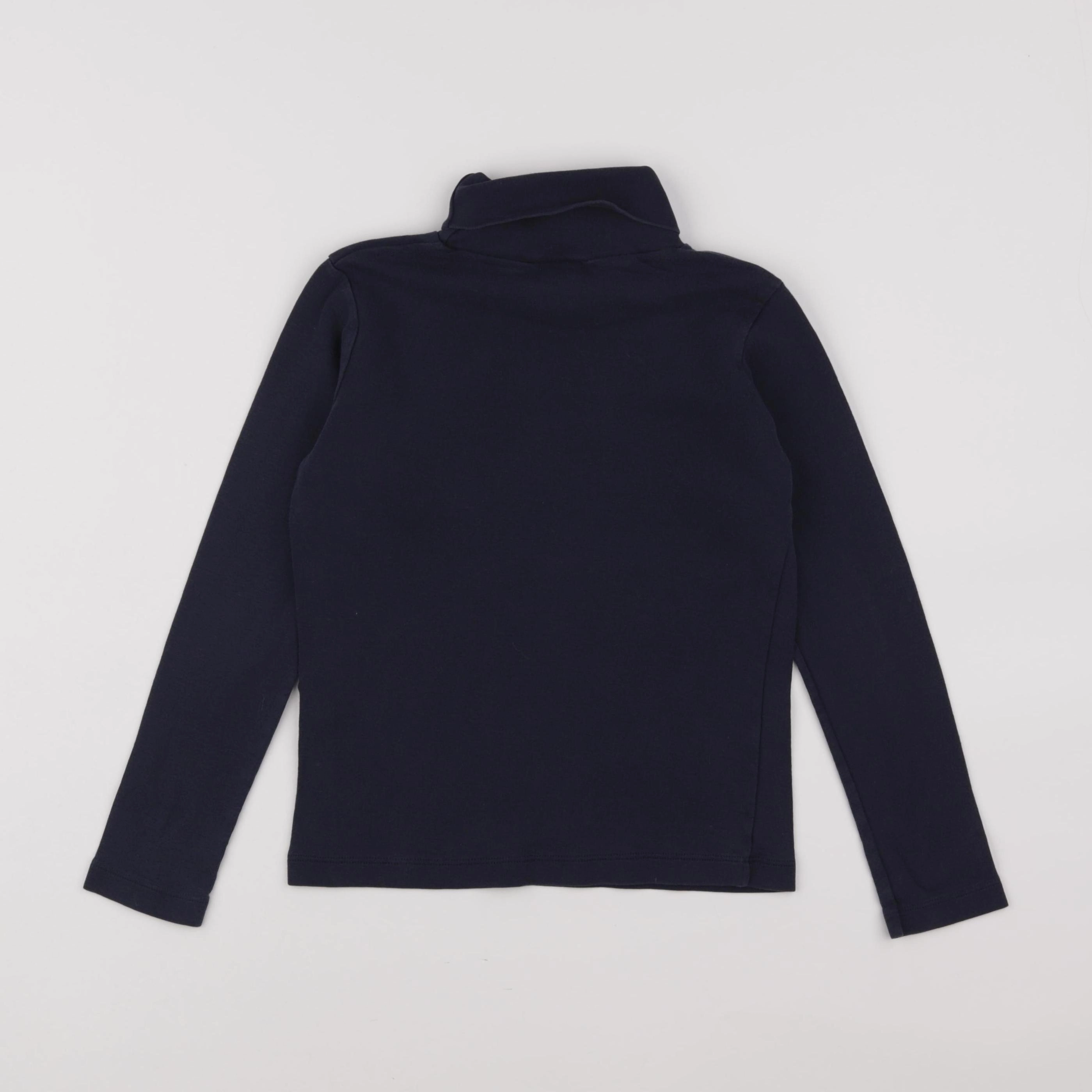 Petit Bateau - sous-pull bleu - 8 ans